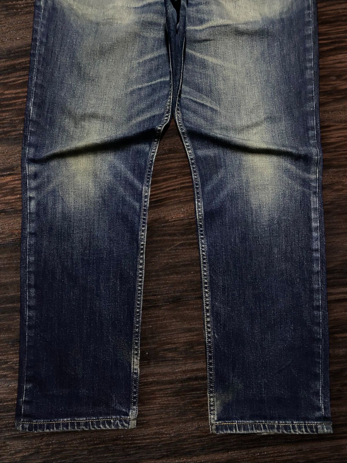 Levi's Vintage Levis 541 Mud Wash Distressed Slim Fit Jeans Size US 34 / EU 50 - 5 Thumbnail