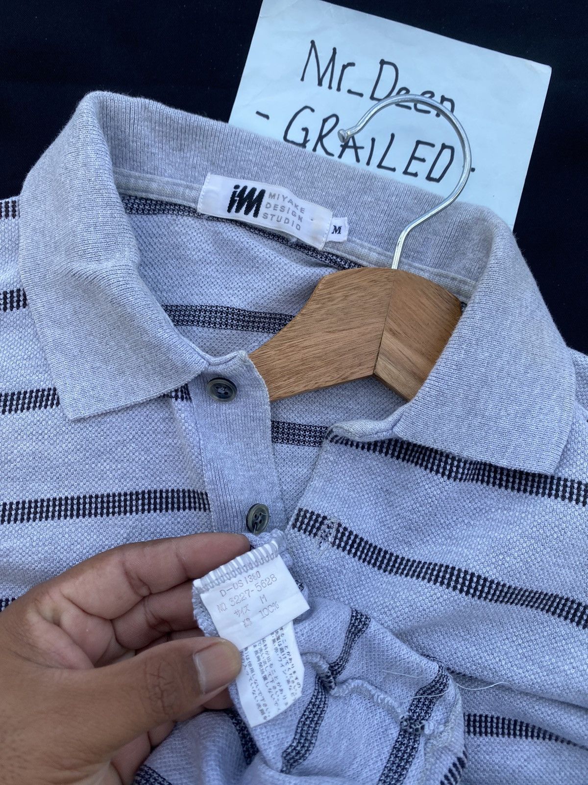 Issey Miyake Rare Vintage Issey Miyake IM Stripes Polo Shirt Size US M / EU 48-50 / 2 - 10 Thumbnail