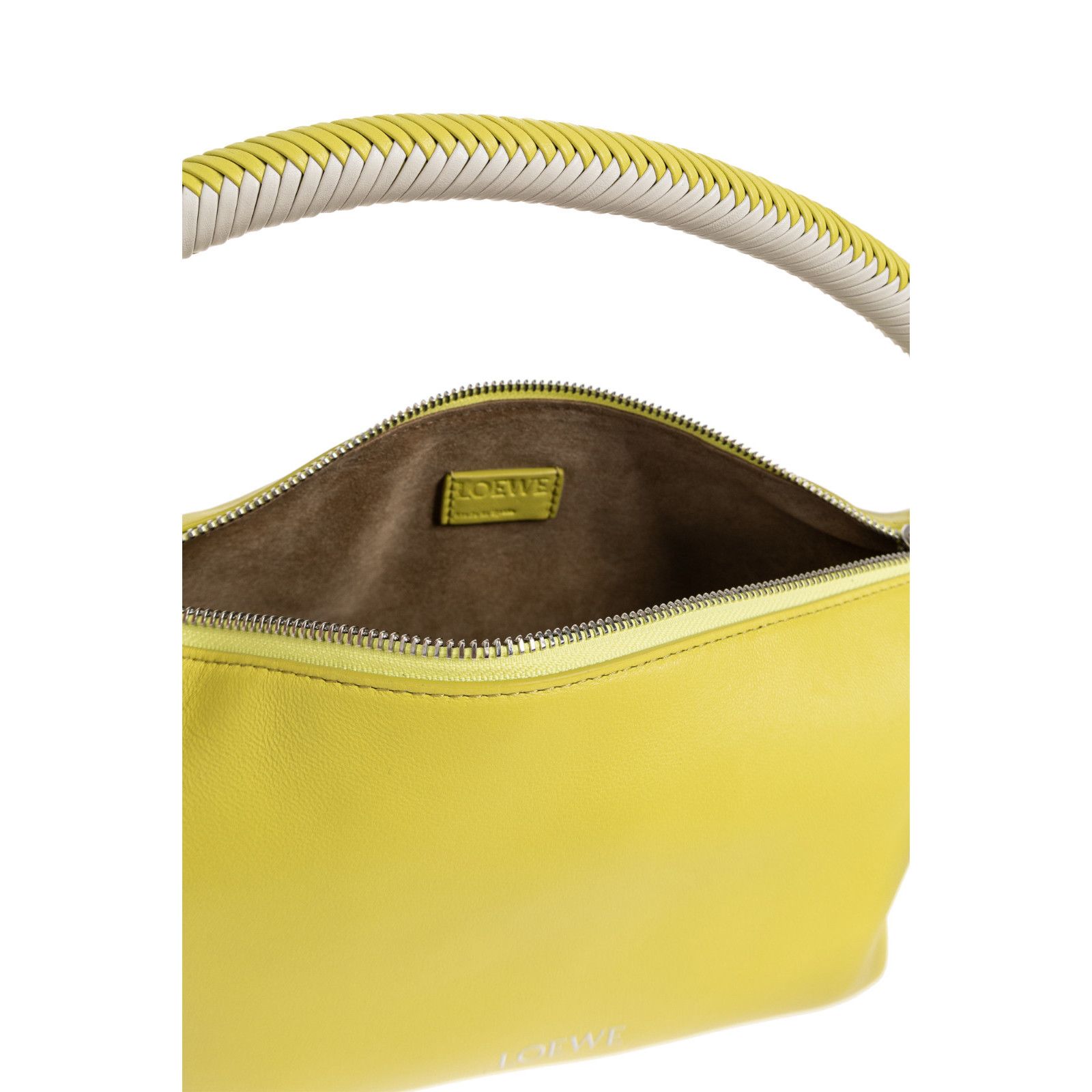 Loewe LOEWE $2500 Cala Mini Lemon/Soft White Top Handle Bag New Size ONE SIZE - 4 Thumbnail