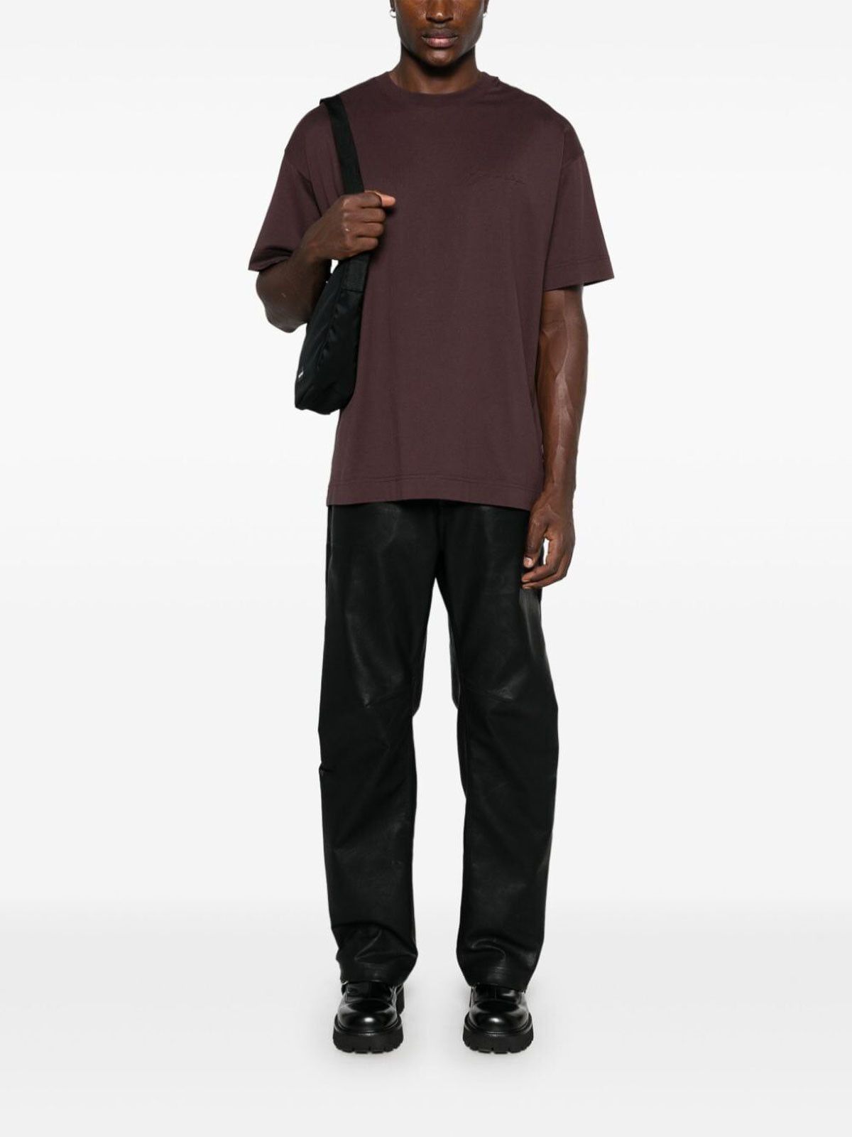 Givenchy o1w1db10426 Standard Short Sleeve T-Shirt in Burgundy Size US XL / EU 56 / 4 - 5 Thumbnail