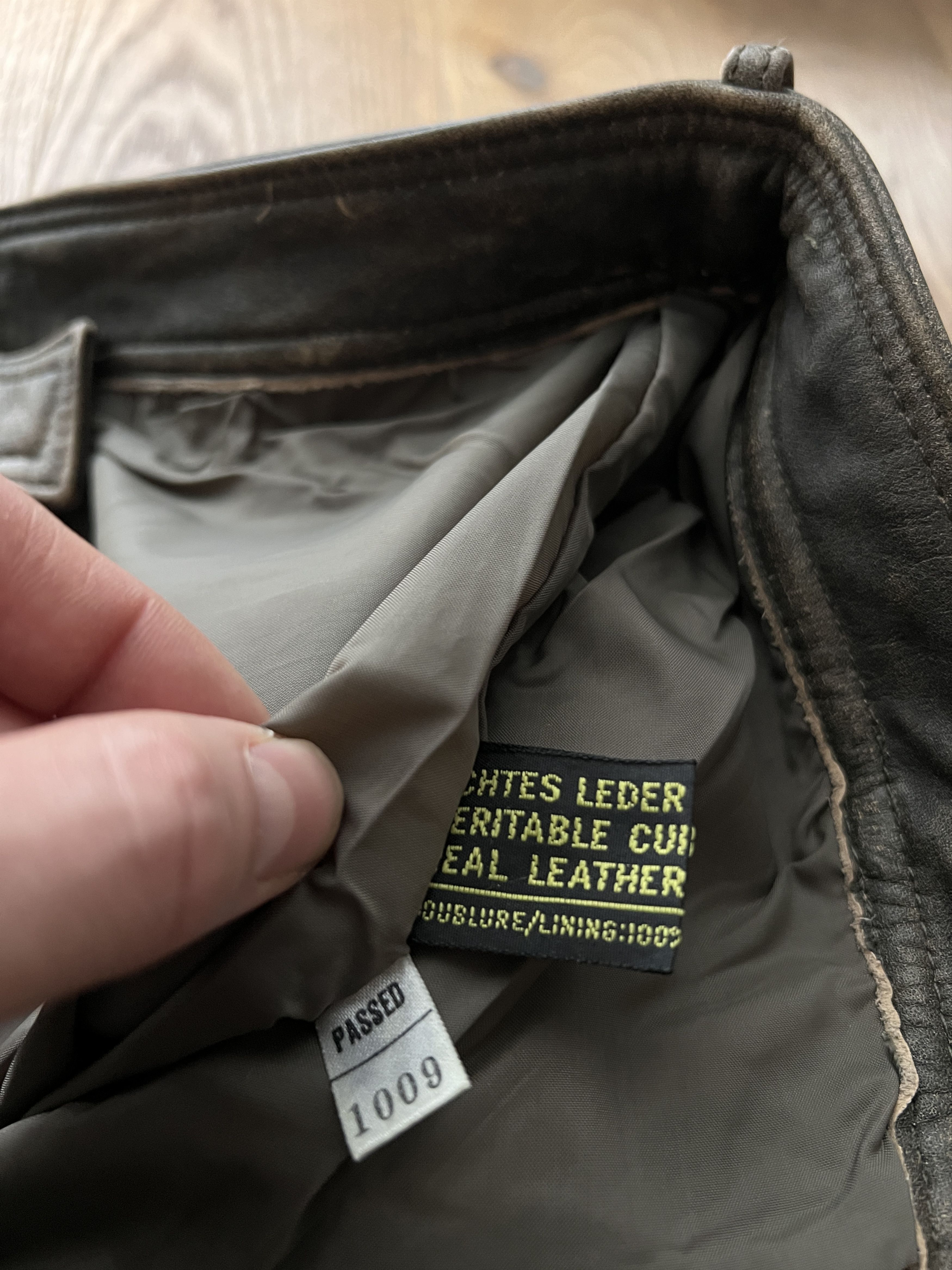 If Six Was Nine True faded VTG 90s cowboy core leather pants lace up opium L Size US 34 / EU 50 - 18 Thumbnail