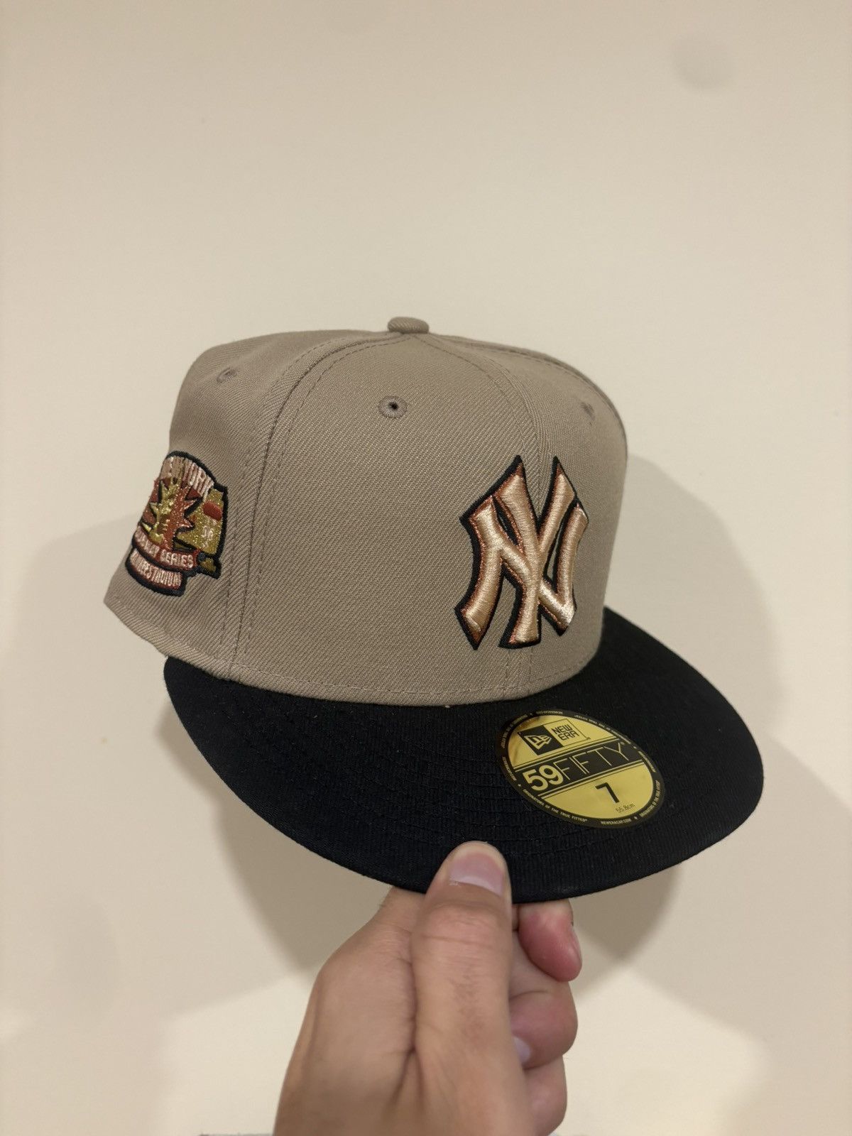 New Era New York Yankees New Era Subway Series Camel 59FIFTY Fitted Size ONE SIZE - 10 Thumbnail