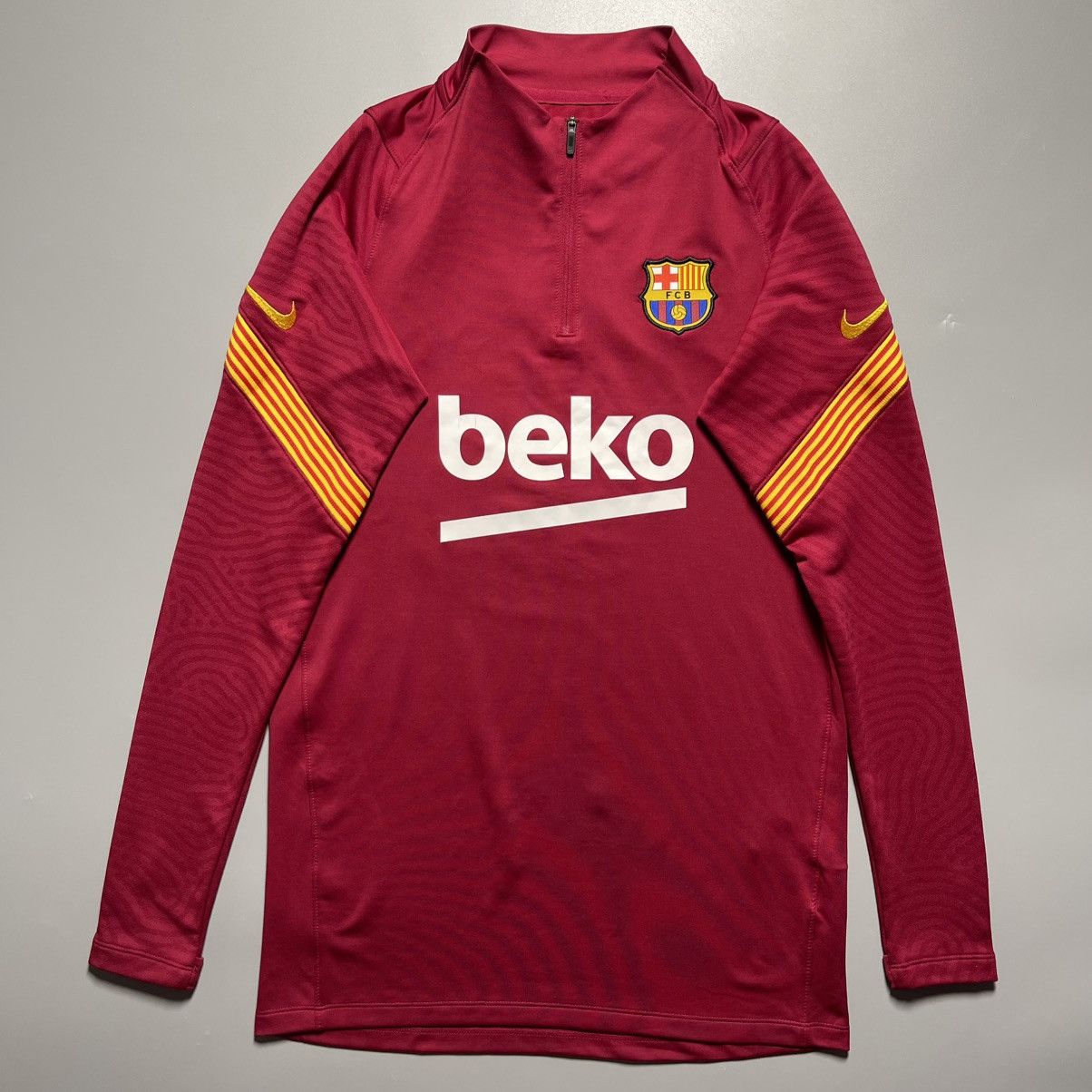 BARCELONA NIKE 2020/2021 FOOTBALL SOCCER TRAINING TRACK TOP