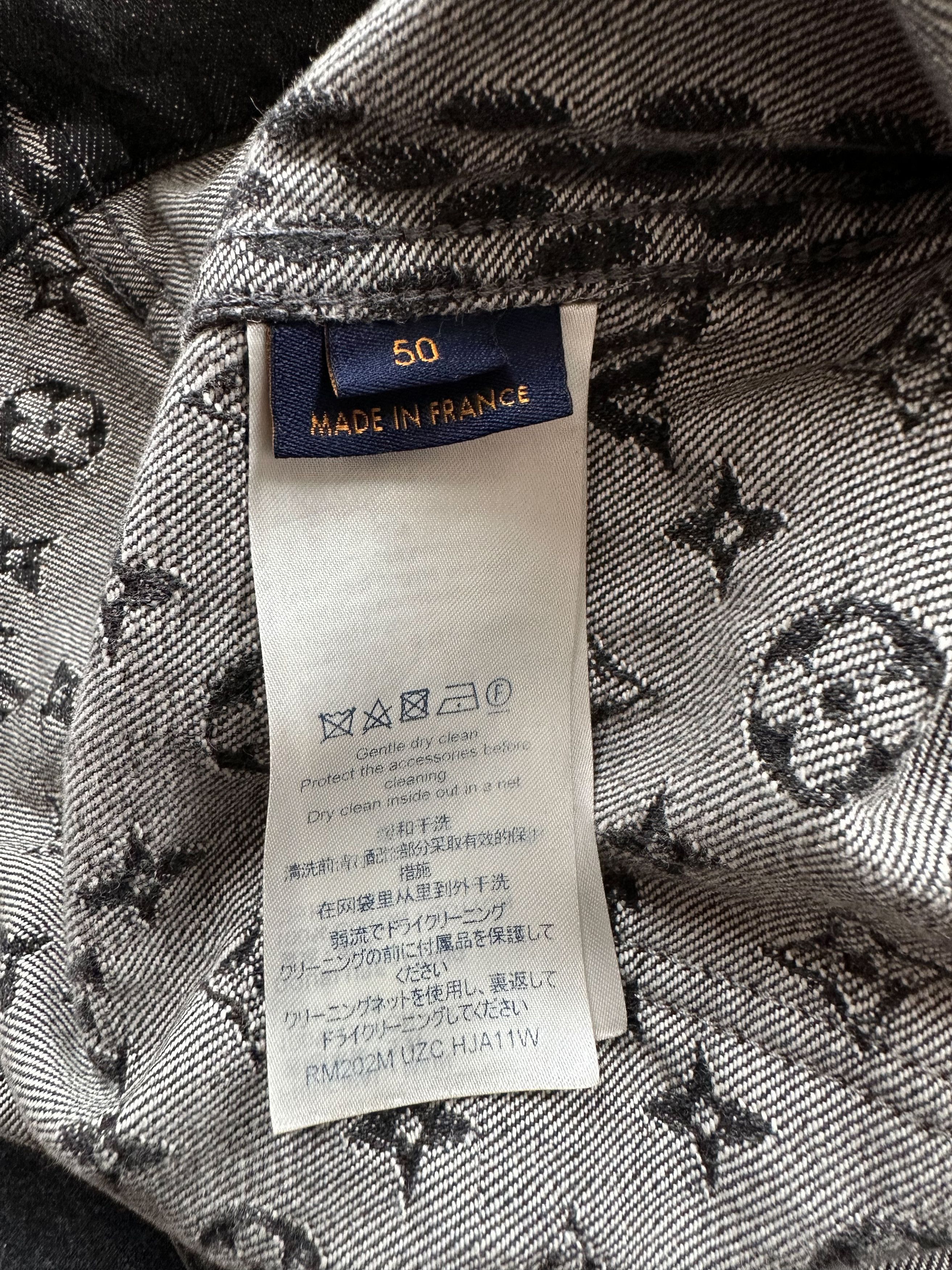 Louis Vuitton Louis Vuitton Nigo Grey Monogram Denim Jacket Size US L / EU 52-54 / 3 - 6 Thumbnail