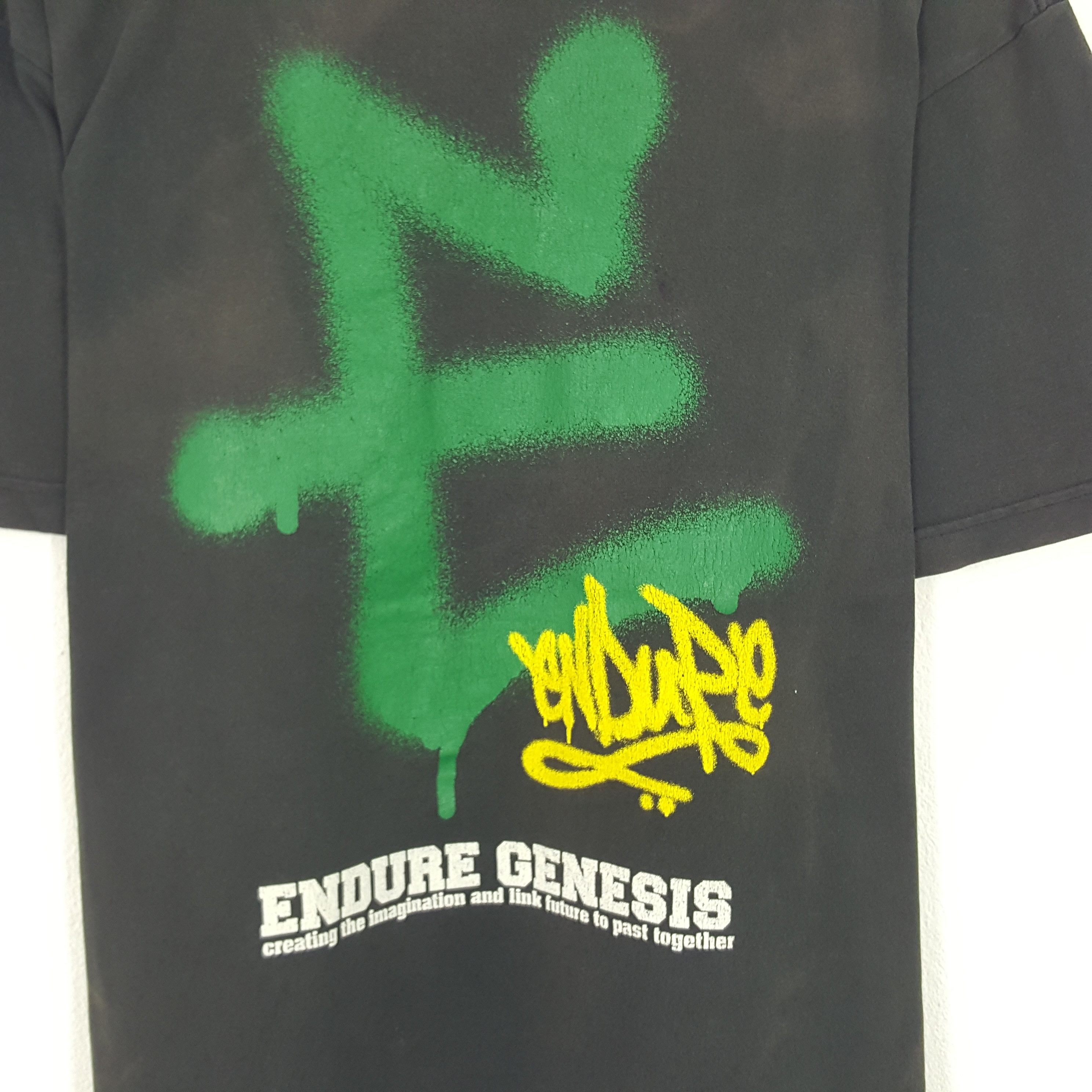 Vintage Vintage Endure Streetwear Tshirt Size US XL / EU 56 / 4 - 4 Thumbnail