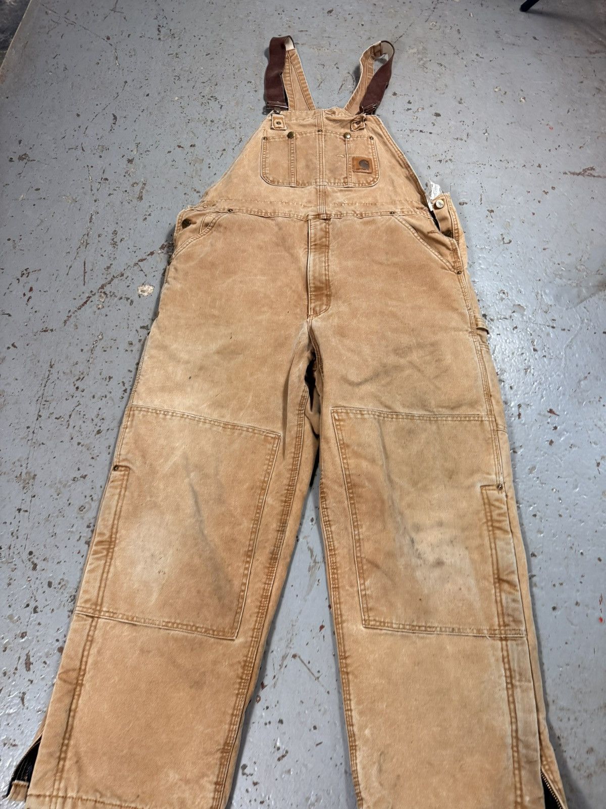 Carhartt Vintage Distressed Double Knee Carhartt Overalls Size US 40 / EU 56 - 4 Thumbnail