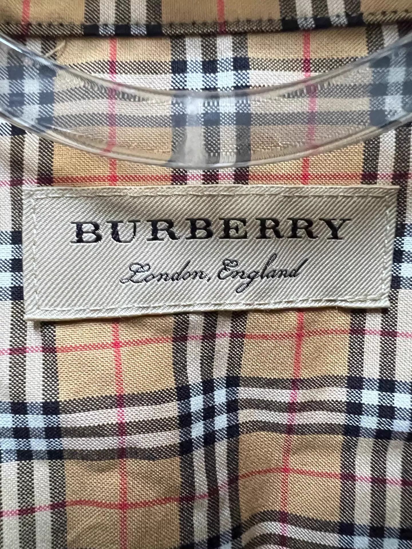 Burberry Burberry Check Cotton LS Shirt S 99 New Size US S / EU 44-46 / 1 - 3 Thumbnail