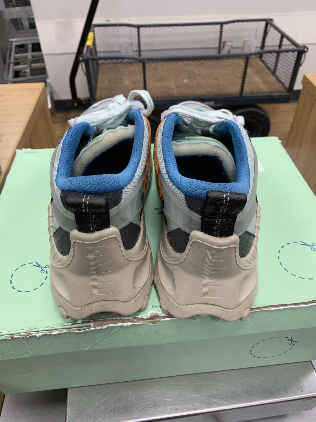 Off-White ODSY 1000 dark grey/ blue Size US 10 / EU 43 - 4 Thumbnail
