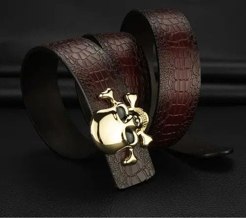 Japanese Brand × Unowned Belts Genuine Leather Alloy Buckle Belt Size ONE SIZE - 2 Thumbnail