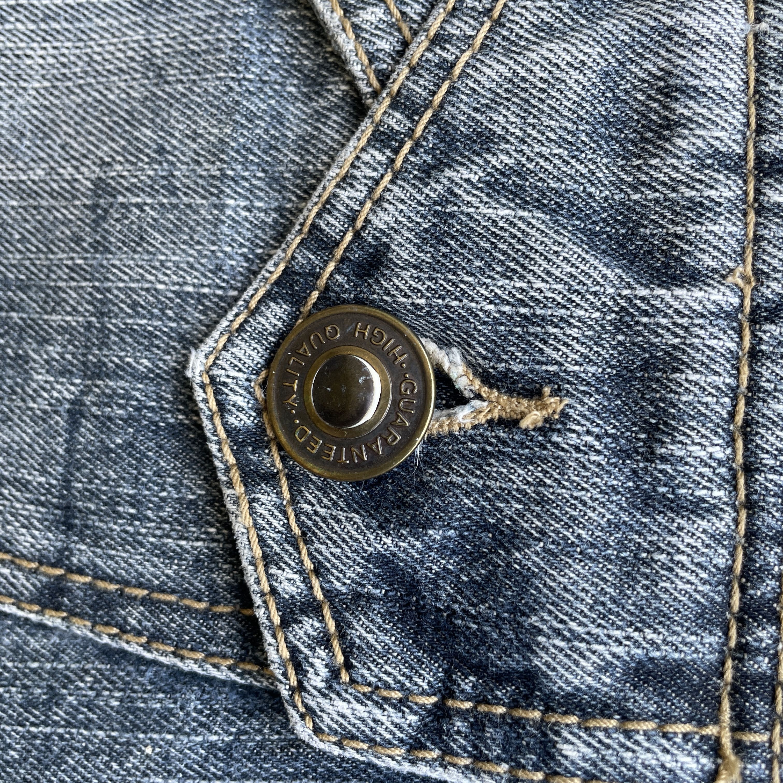 Japanese Brand W36x27 Vintage Japanese Faded Denim Distressed Jeans Pants Size US 36 / EU 52 - 8 Thumbnail
