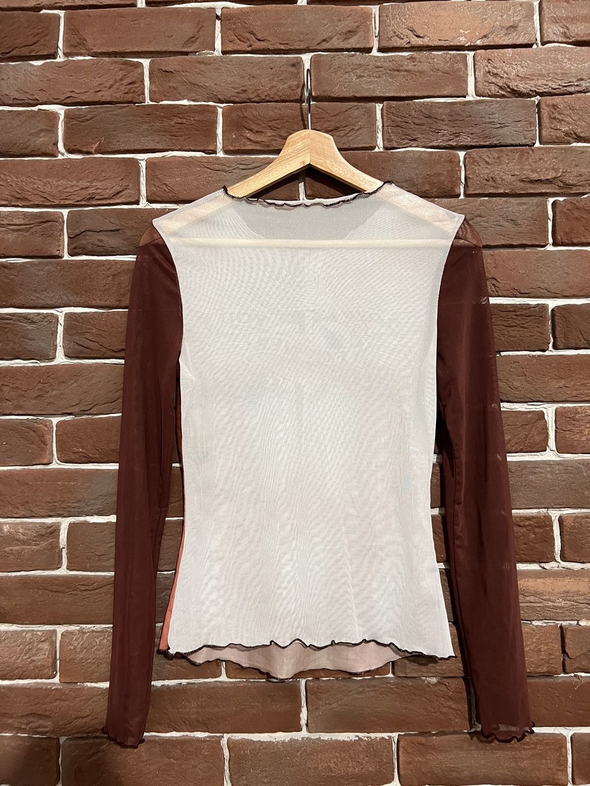 Japanese Brand × Vintage Mesh Longsleeve like JPG Love you forever Size US XS / EU 42 / 0 - 2 Thumbnail