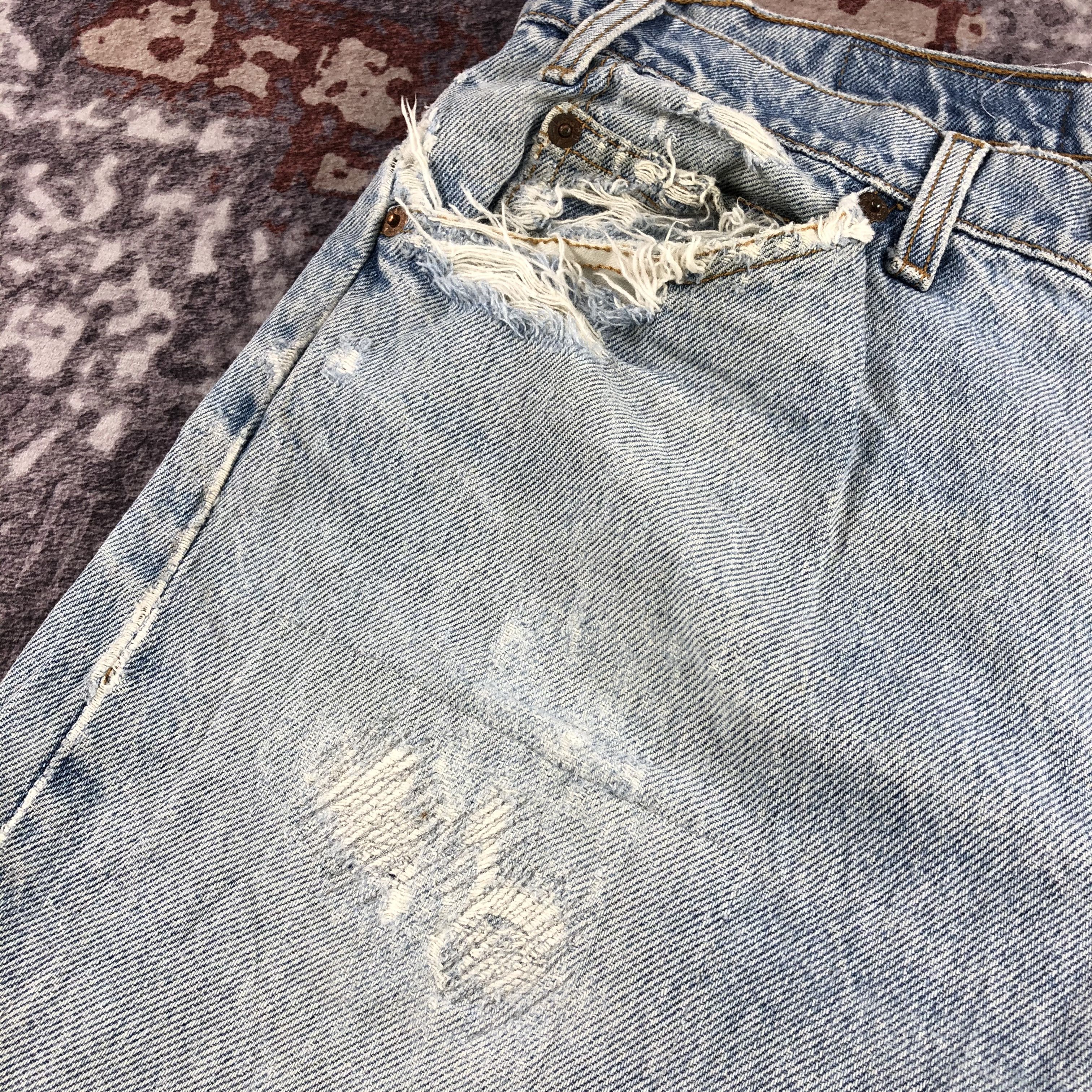 Levi's × Vintage 90s Vintage Light Wash Levis 505 Jeans-JM2662 Size US 34 / EU 50 - 12 Thumbnail