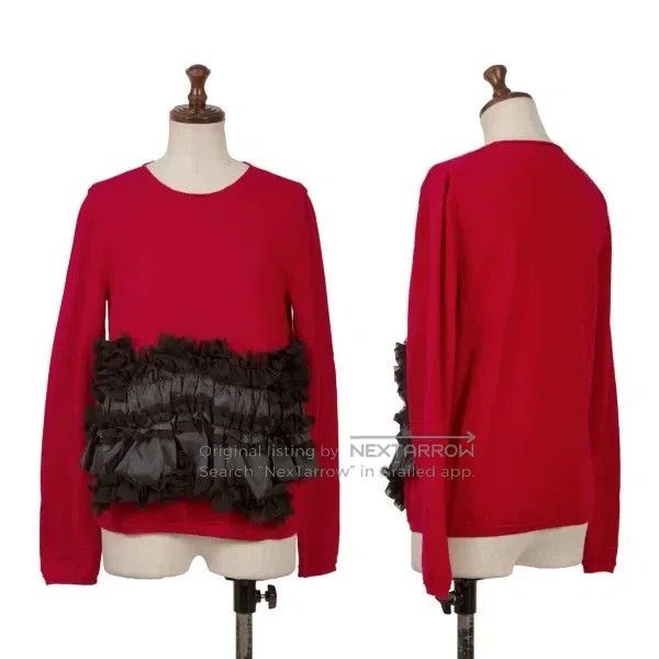Comme des Garcons Comme Des Garcons Red vintage patterned top Size S / US 4 / IT 40 - 1 Thumbnail