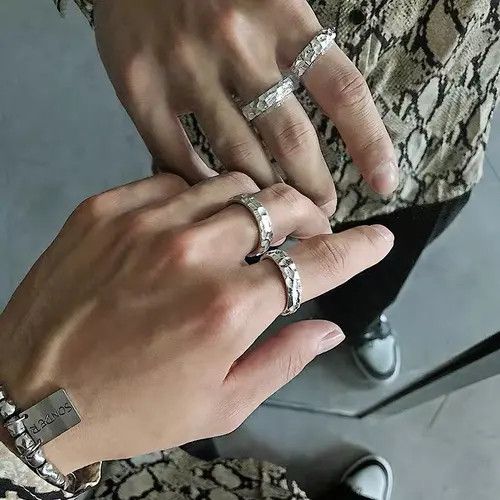 Jewelry Retro punk rings Size ONE SIZE - 3 Thumbnail