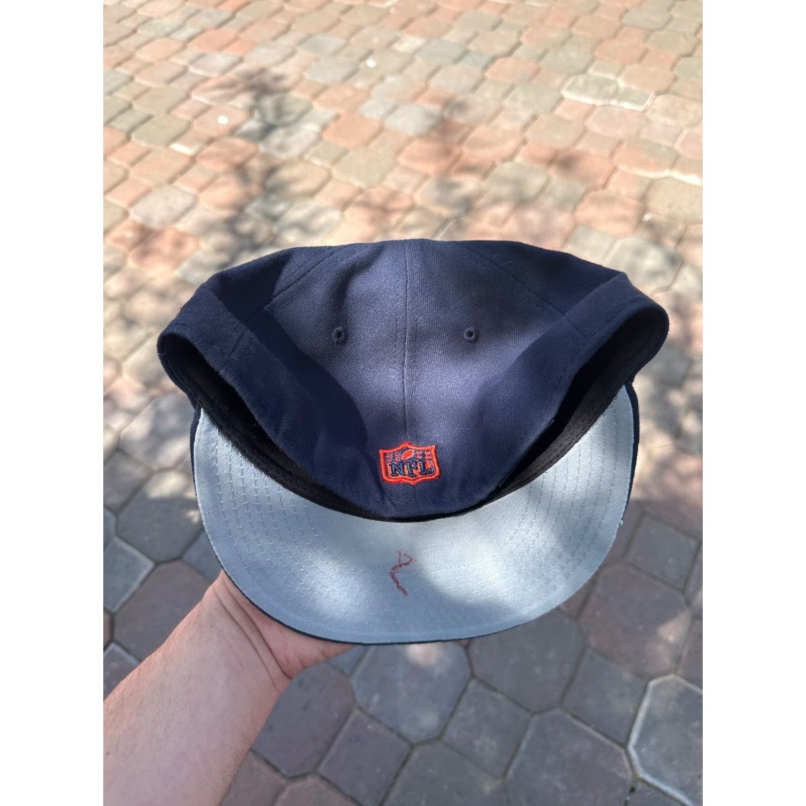 New Era New Era 59Fifty NFL Chicago Bears Fitted Hat Cap 7 3/8 Blue Mens Cap NFL Bears Fitted Mens 7 3/8 Blue Size ONE SIZE - 2 Thumbnail