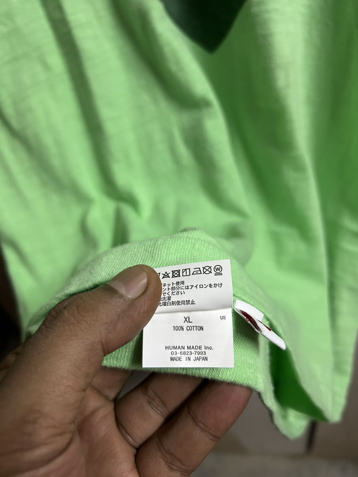 Human Made Archival Heart Logo Mint Green Slub Tee Size US XL / EU 56 / 4 - 8 Thumbnail