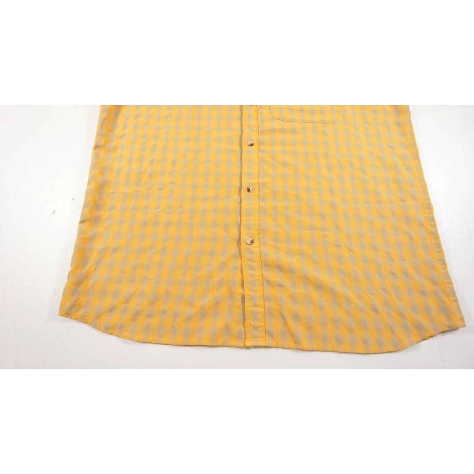 The North Face The North Face Shirt Mens 2XL Yellow Button Down Short Sleeve Outdoors Camp Hike Casual Size US XXL / EU 58 / 5 - 5 Thumbnail