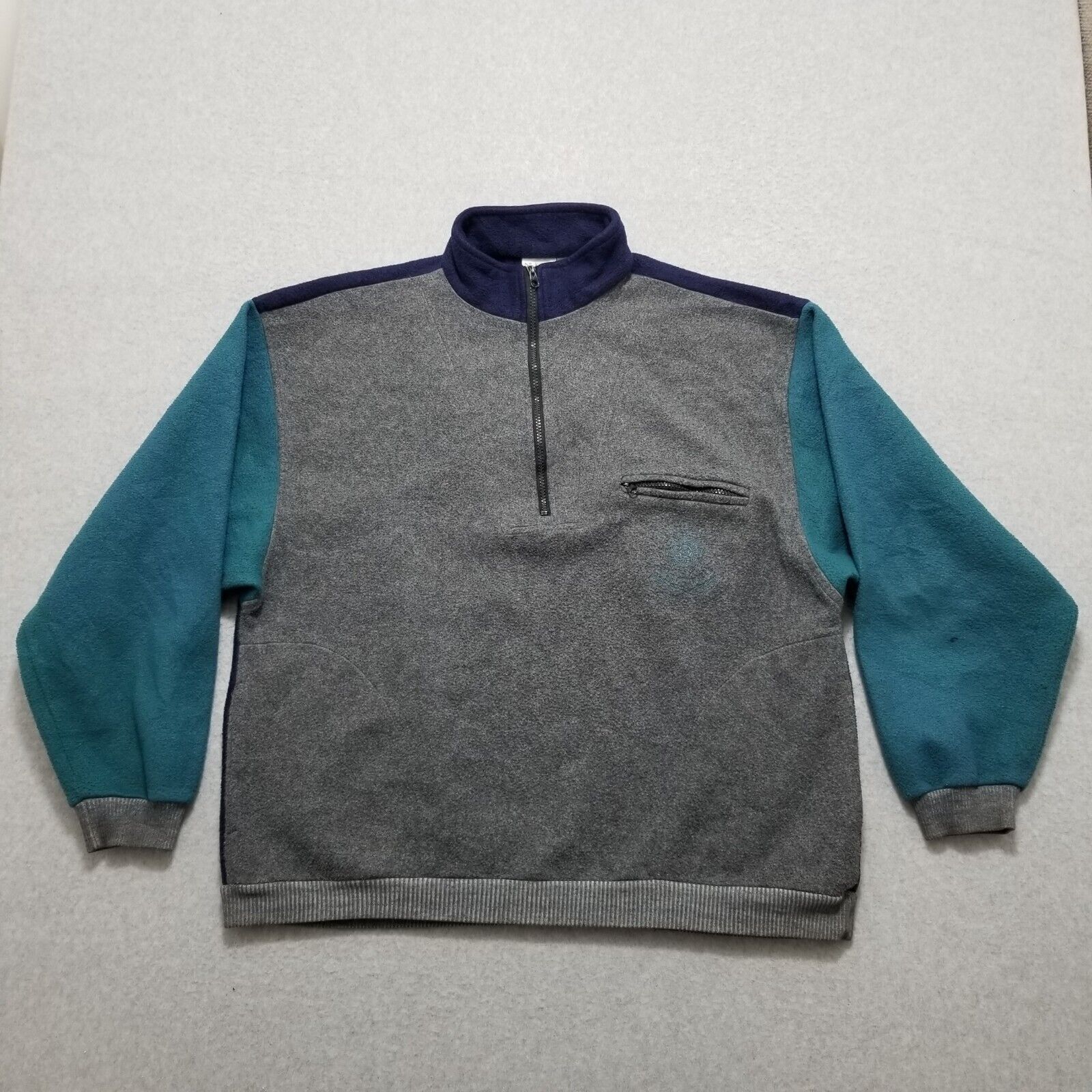 Other Nuovo Fleece Sweater Womens XL Long Sleeve Pullover Zip Size XL / US 12-14 / IT 48-50 - 1 Thumbnail