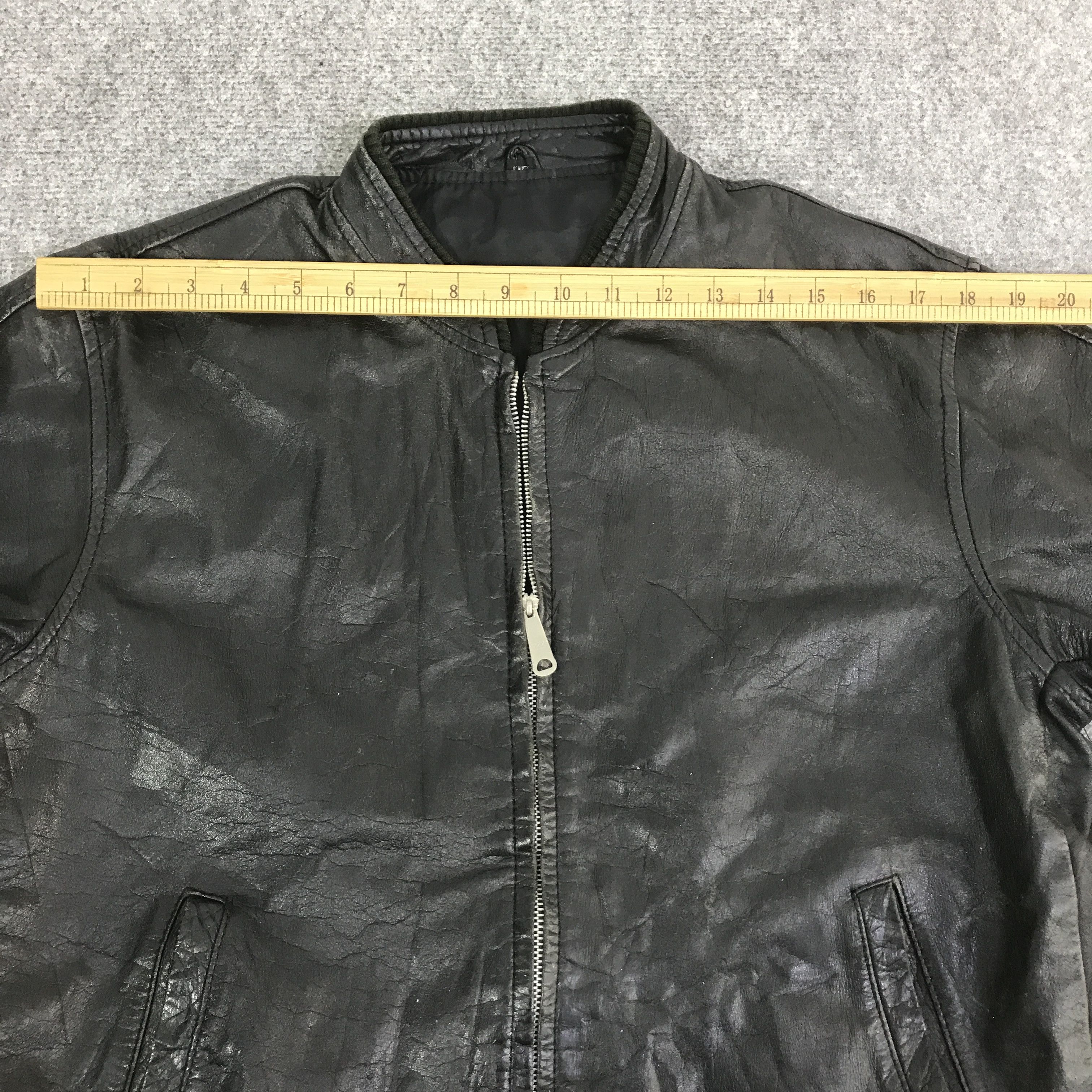 Japanese Brand JAPANESE BRAND LEATHER BOMBER JACKET K123B20 Size US M / EU 48-50 / 2 - 5 Thumbnail