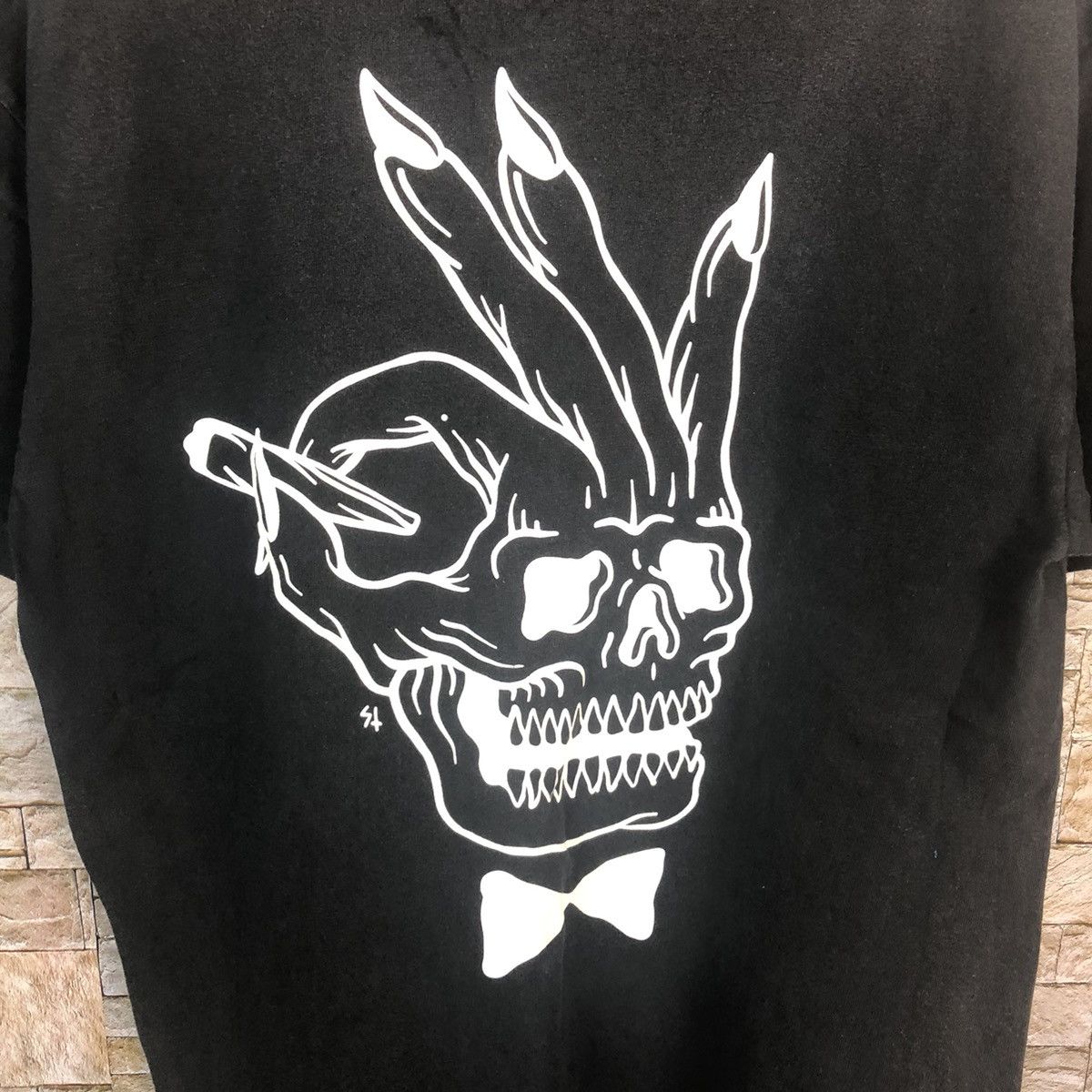 Lurking Class Lurking Class Skulls faded Black T-Shirt #A70 Size US S / EU 44-46 / 1 - 3 Thumbnail