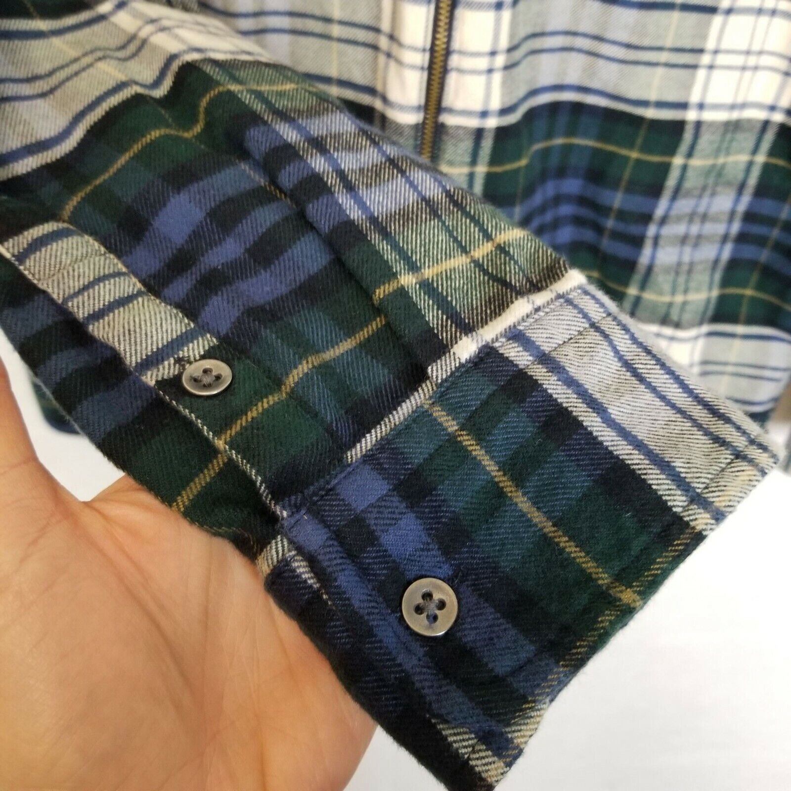 Chaps Ralph Lauren Chaps Ralph Lauren Men Full Zip Flannel Shirt Plaid L Preppy Size US L / EU 52-54 / 3 - 4 Thumbnail