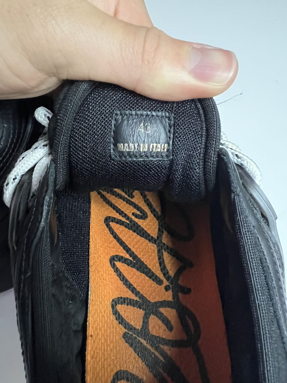 Versace Versace Chain Reaction Barocco Print Black Gold Size US 10 / EU 43 - 6 Thumbnail