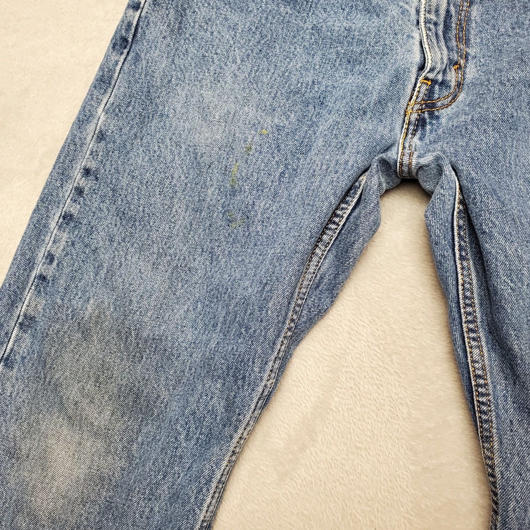 Denime VINTAGE Levis Jeans Mens 36x32 Blue 505 Regular Fit Straight Leg Medium Wash Denim Pants Size US 36 / EU 52 - 3 Thumbnail