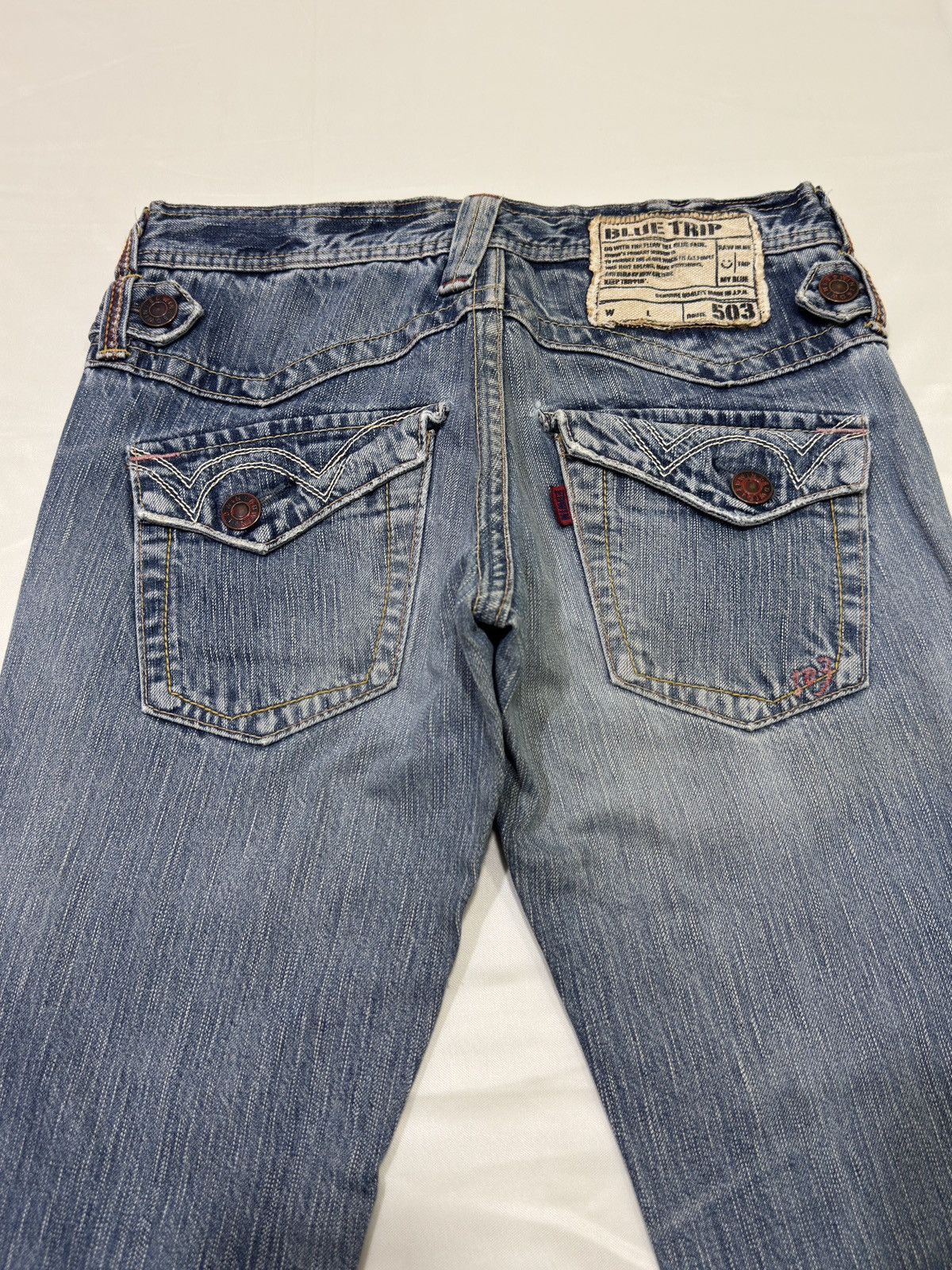 Edwin Japanese Brand X Edwin spiral flare jeans Size US 30 / EU 46 - 13 Thumbnail