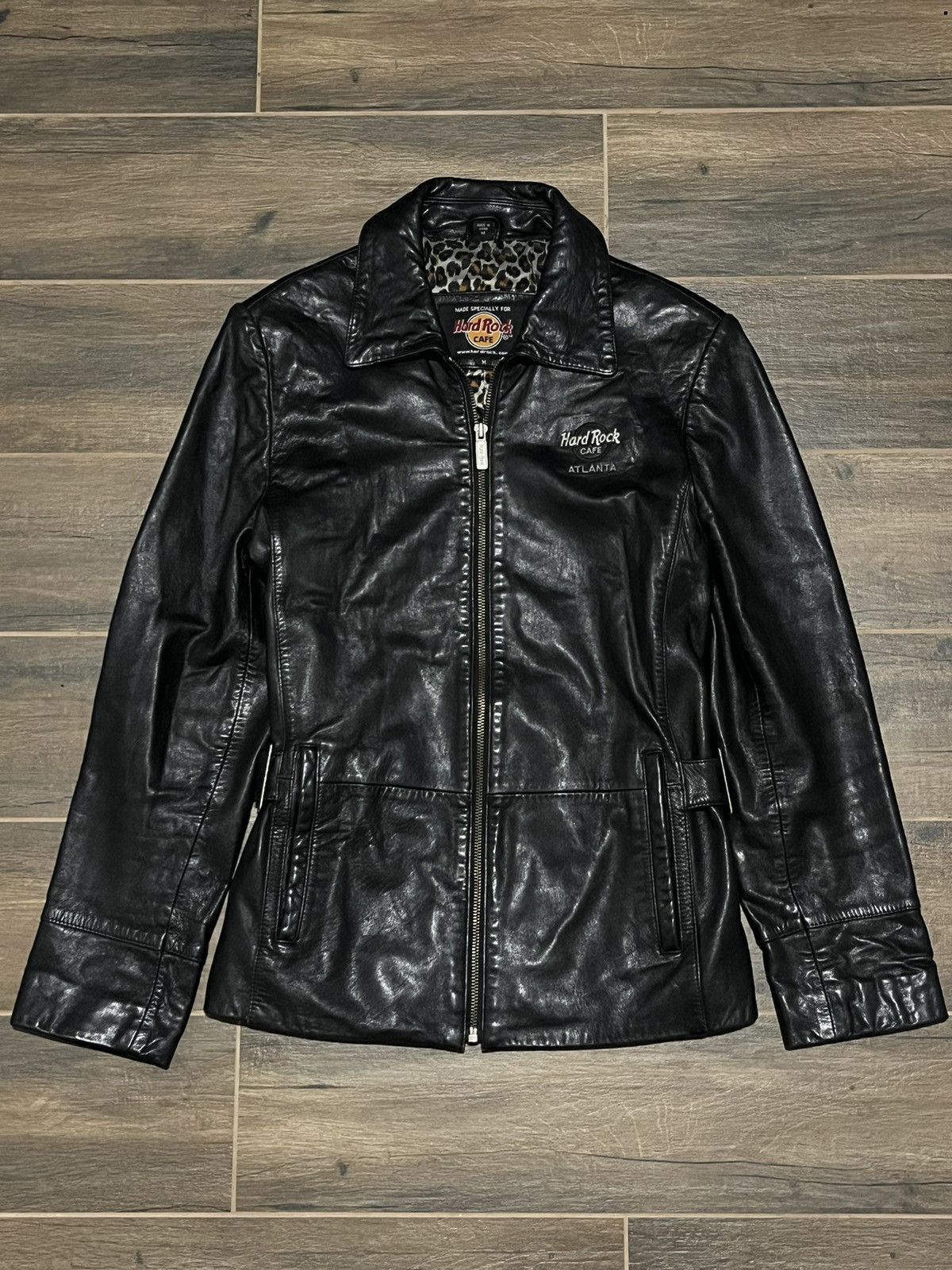 Hard Rock Cafe × Vintage Hard Rock Cafe LONDON Vintage leather bomber jacket Size M / US 6-8 / IT 42-44 - 1 Thumbnail