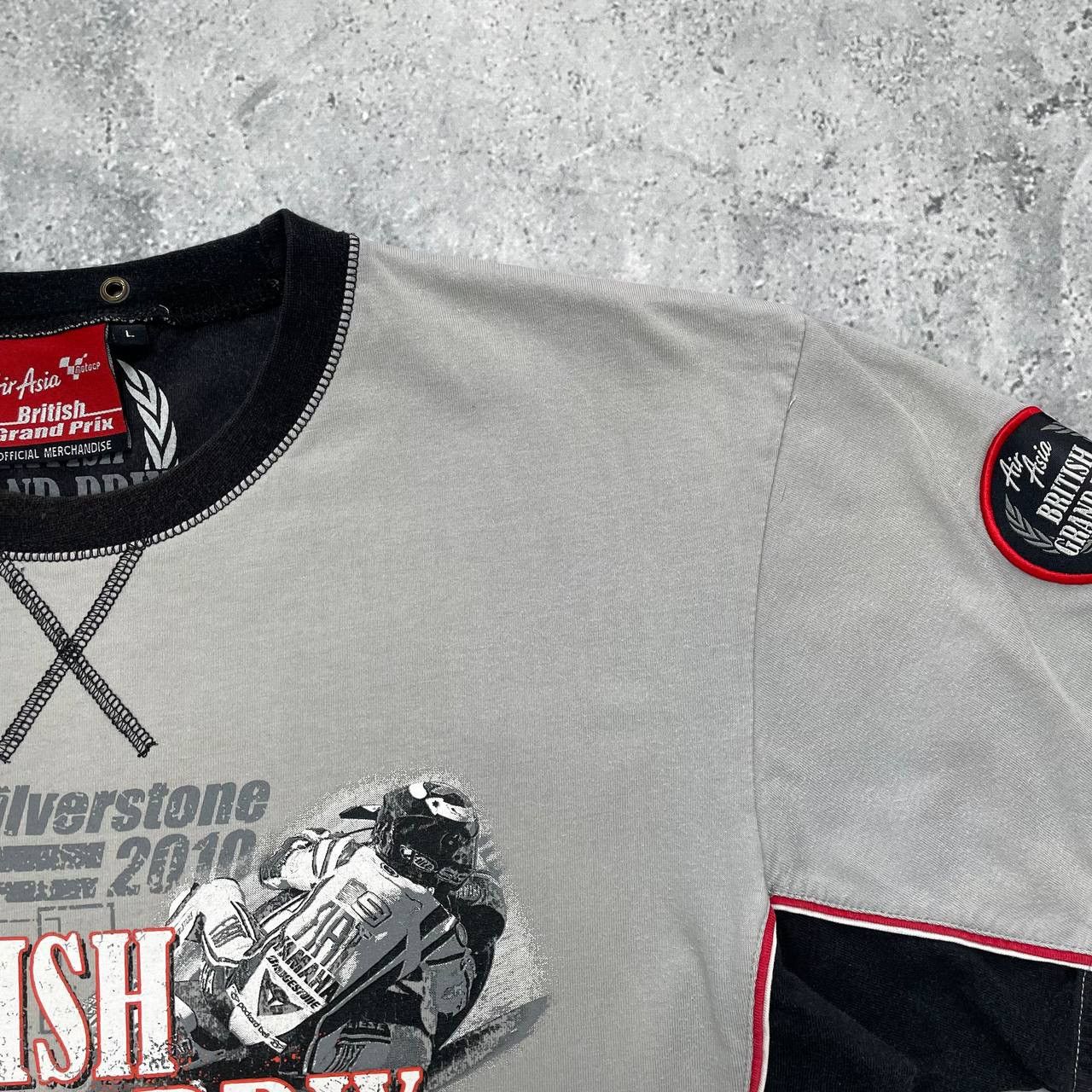 Other British Grand Prix Air Asia Silverstone 2010 MotoGP T Shirt Size US L / EU 52-54 / 3 - 13 Thumbnail