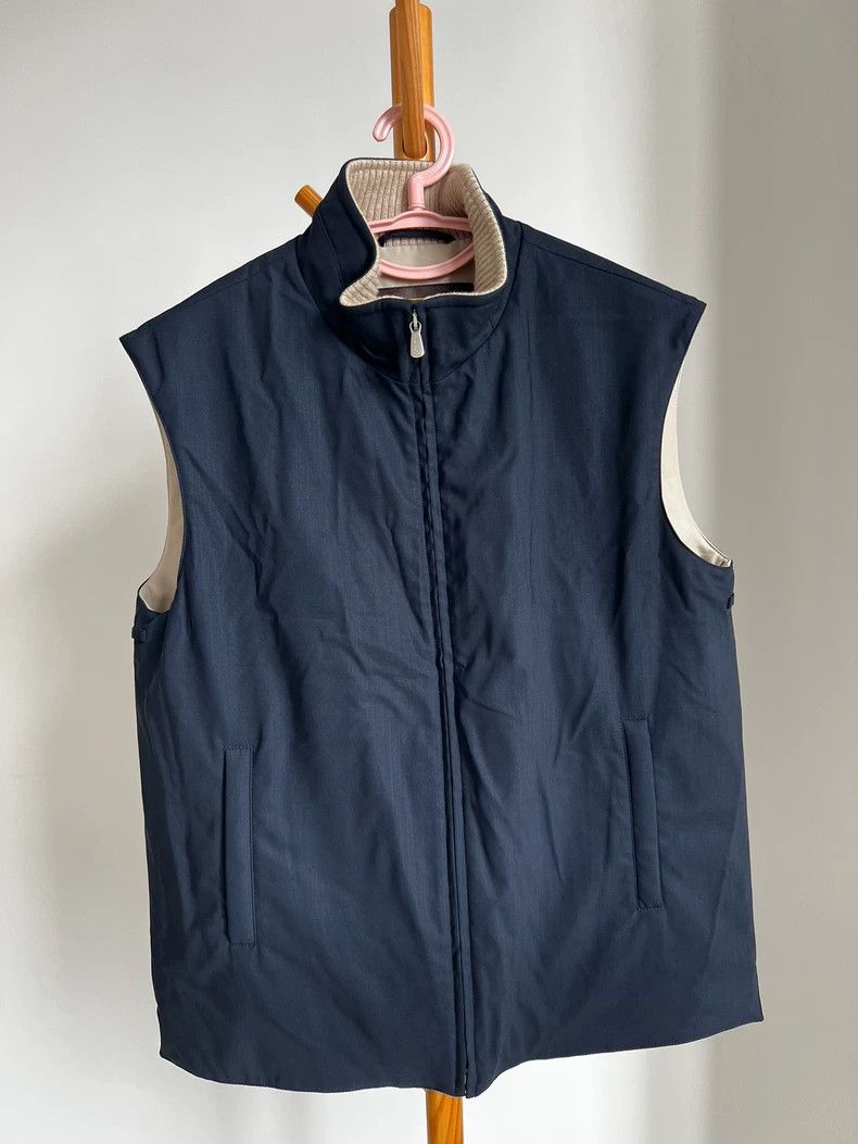 Loro Piana LORO PIANA New Zealand beautiful slave wool two-piece coat Size US L / EU 52-54 / 3 - 3 Thumbnail