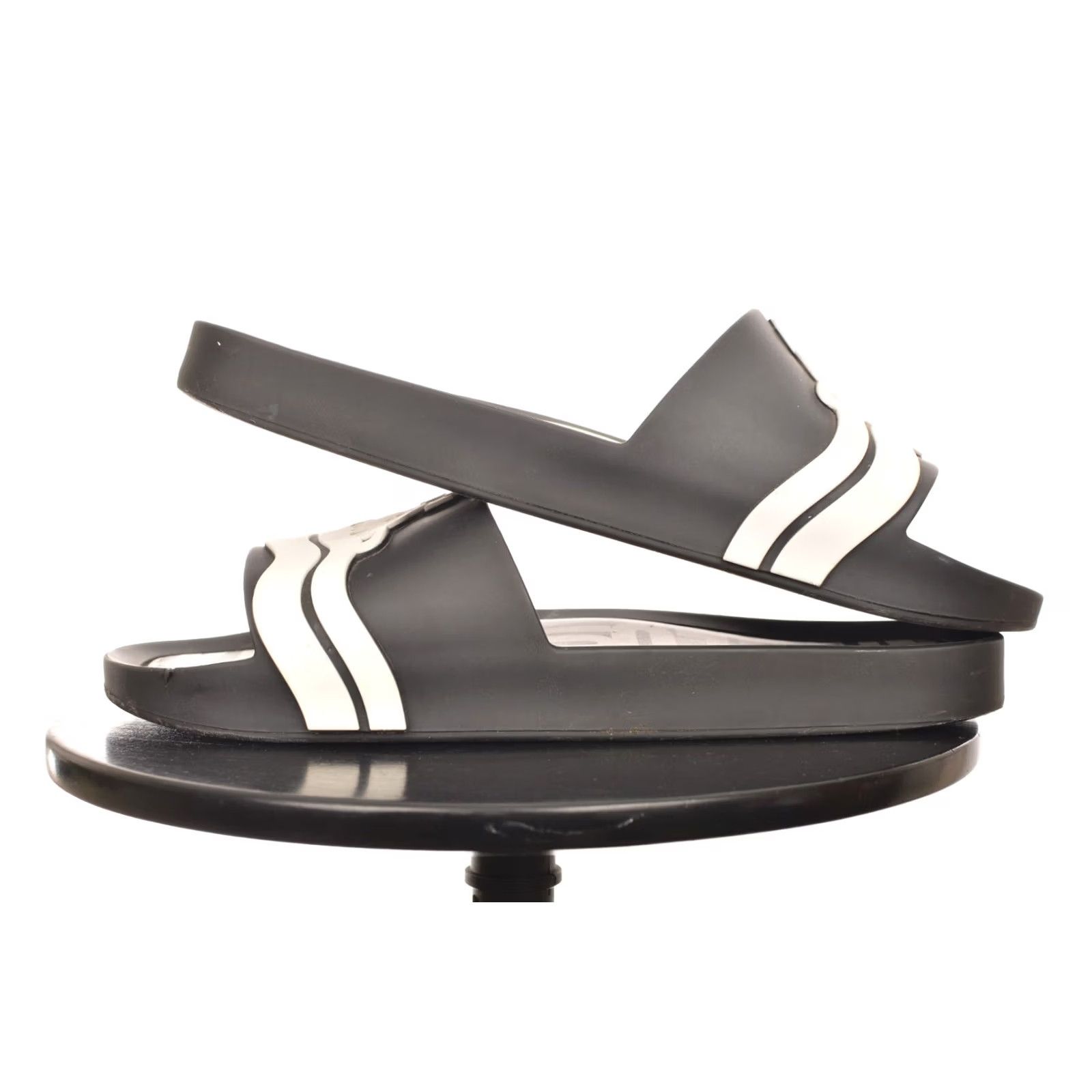 Vivienne Westwood Vivienne Westwood x Melissa Rubber Beach Slides Women US 11 Black Sandal Slide Size US 11 / IT 41 - 5 Thumbnail