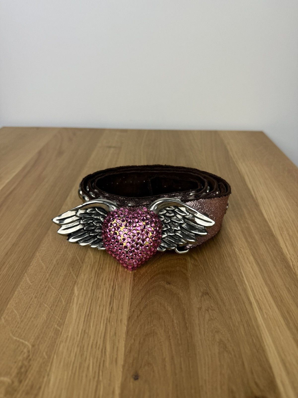 Vintage RARE SISKIYOU BUCKLE VINTAGE HEART BELT OPIUM Y2K STYLE Size 36 - 1 Thumbnail