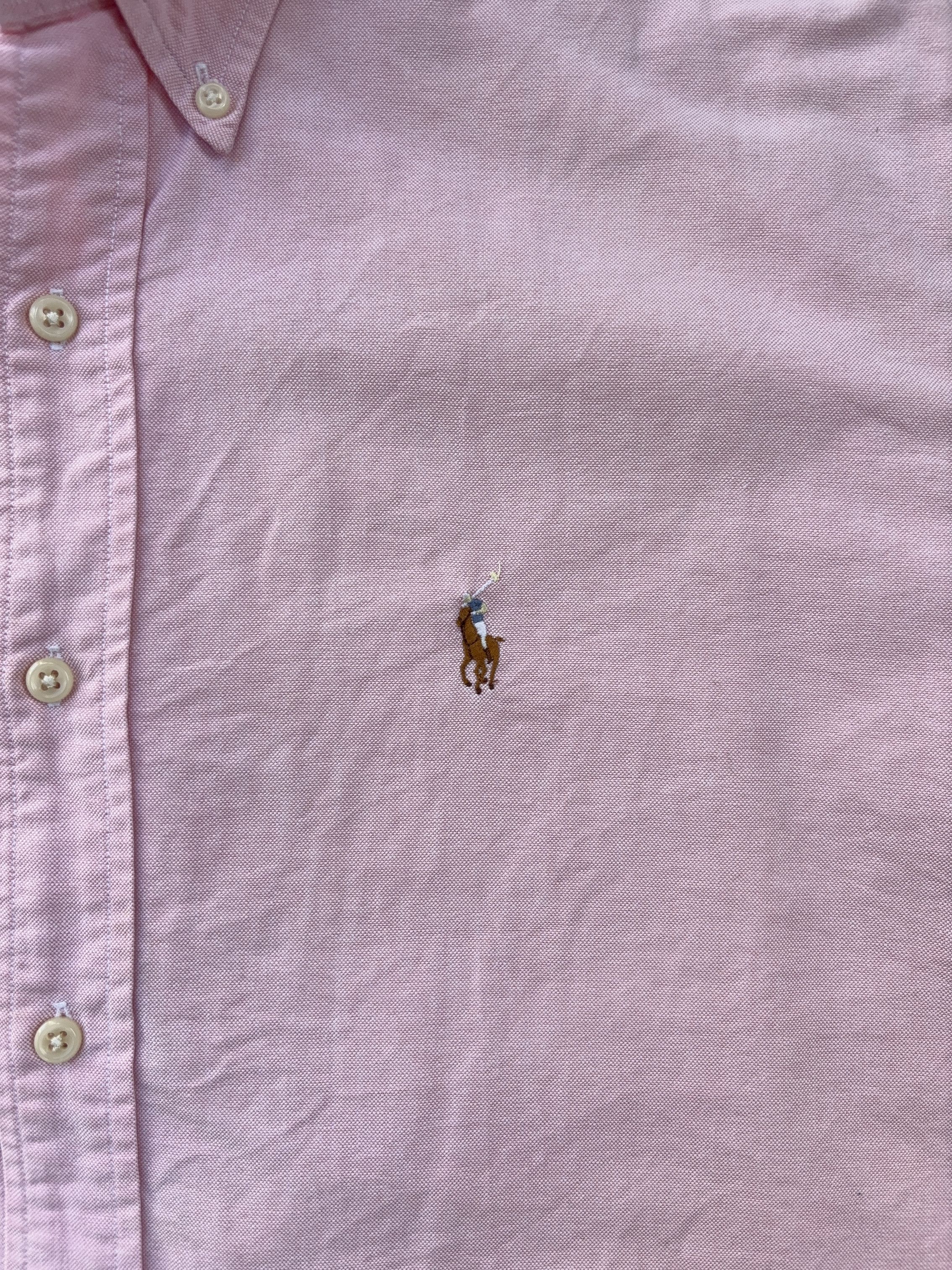 Ralph Lauren Ralph Lauren Pink Short Sleeve Button Up Shirt Size US L / EU 52-54 / 3 - 5 Thumbnail