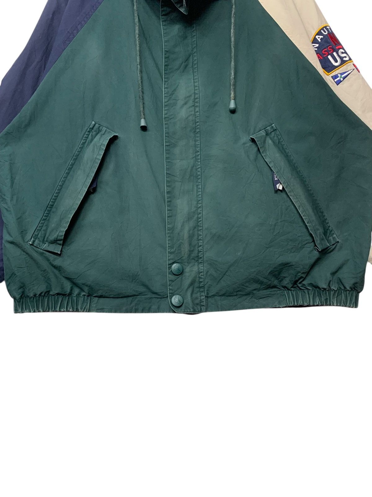 Nautica Rare Vintage 90's Nautica Sailing Gear Riversible Jacket Size US L / EU 52-54 / 3 - 12 Thumbnail