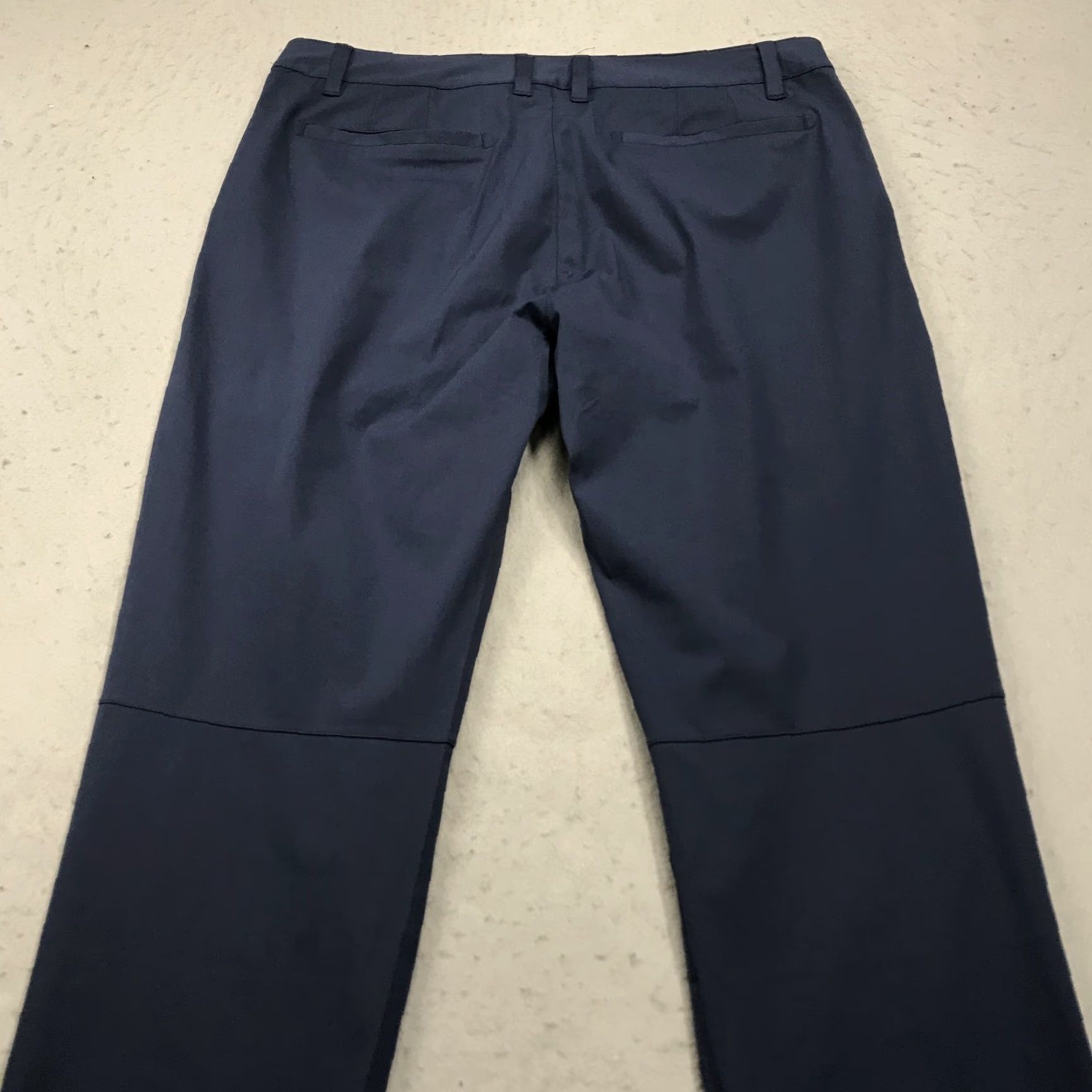 Rhone Rhone Pants Mens 35x31 Blue Chino Commuter Pant Solid Casual Button Lightweight Size US 35 - 7 Thumbnail