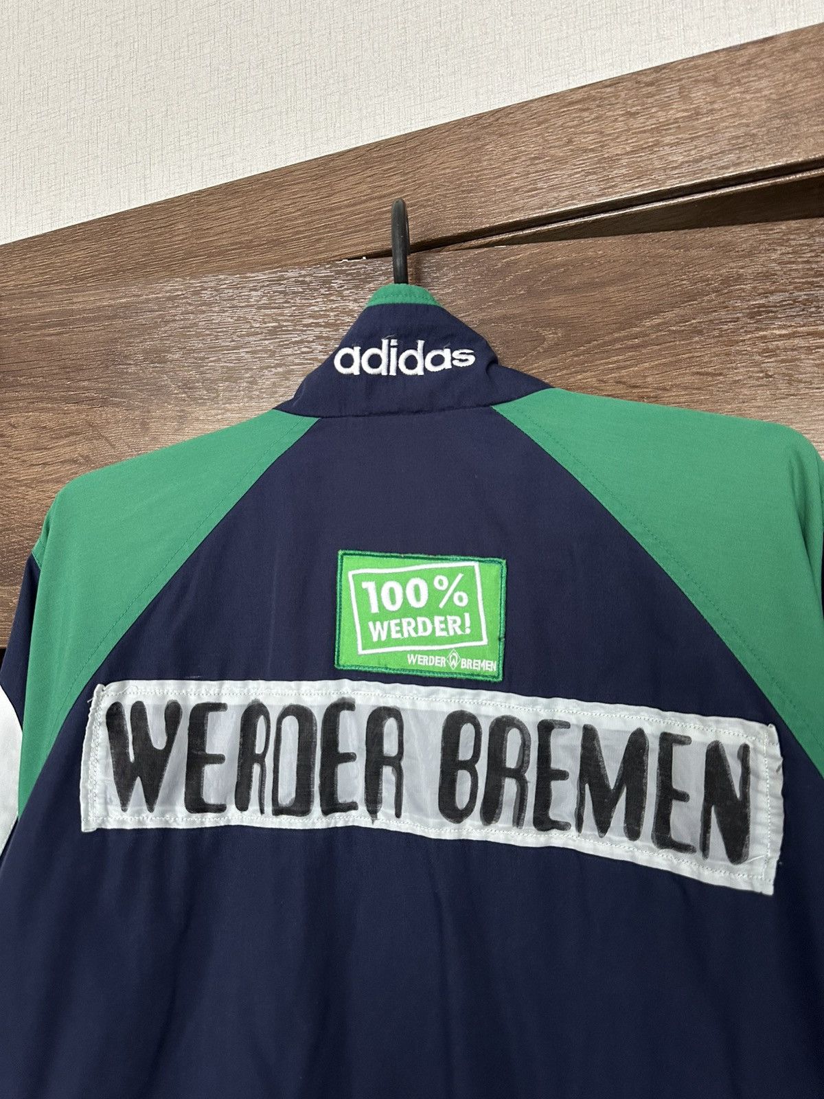 Adidas Werder Bremen Adidas Vintage Zip Jacket 90s Size US M / EU 48-50 / 2 - 7 Thumbnail