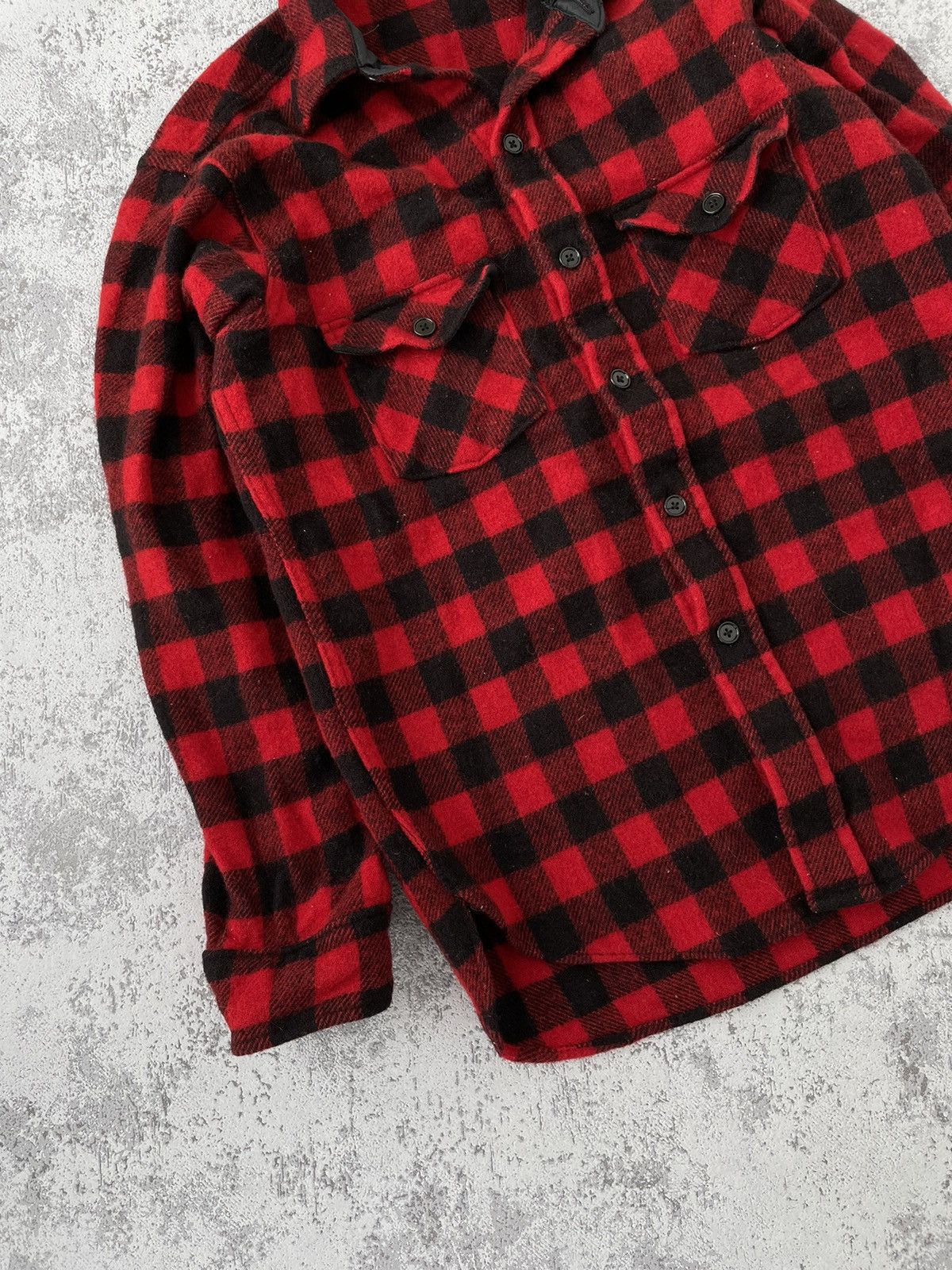 Flannel × Woolrich Woolen Mills Vintage Woolrich Flannel Wool Shirt Size US M / EU 48-50 / 2 - 2 Thumbnail