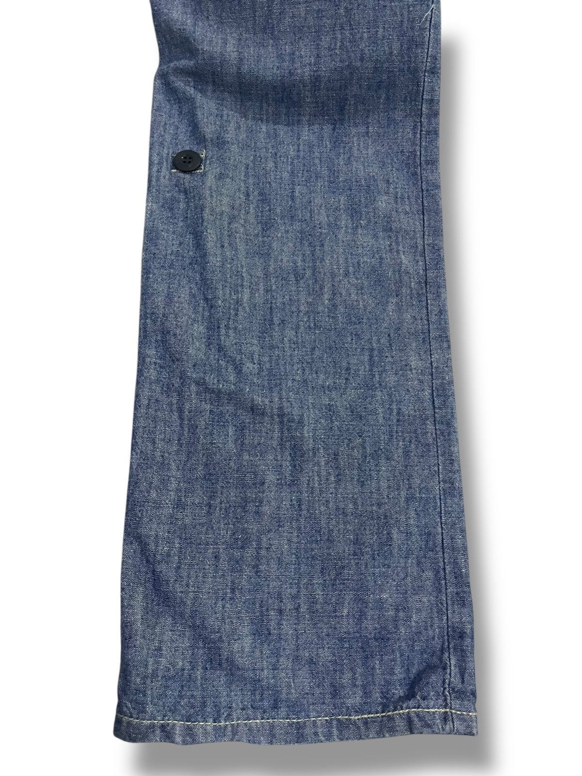 If Six Was Nine × Japanese Brand × Le Grande Bleu (L.G.B.) 🇯🇵 VINTAGE EDWIN WASHED BLUE DUNGAREE Size US 32 / EU 48 - 12 Thumbnail