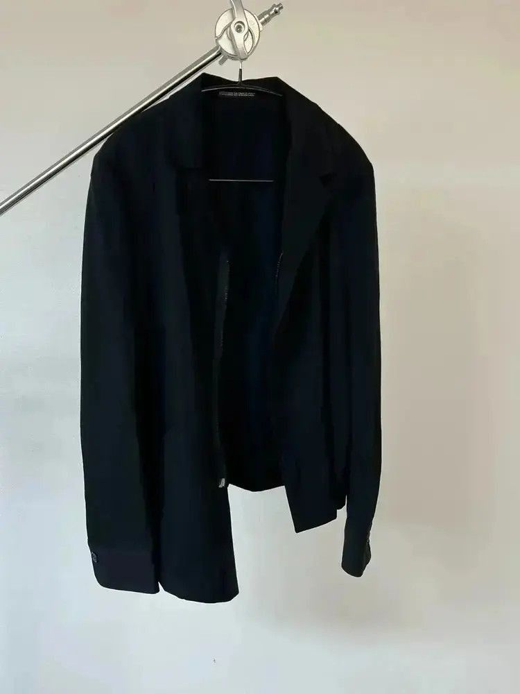 Yohji Yamamoto Yohji Yamamoto Y's Uneven zip-up jacket-2505 Size US L / EU 52-54 / 3 - 1 Thumbnail