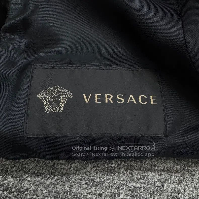 Versace Versace Persian wool coat Size 50S - 2 Thumbnail
