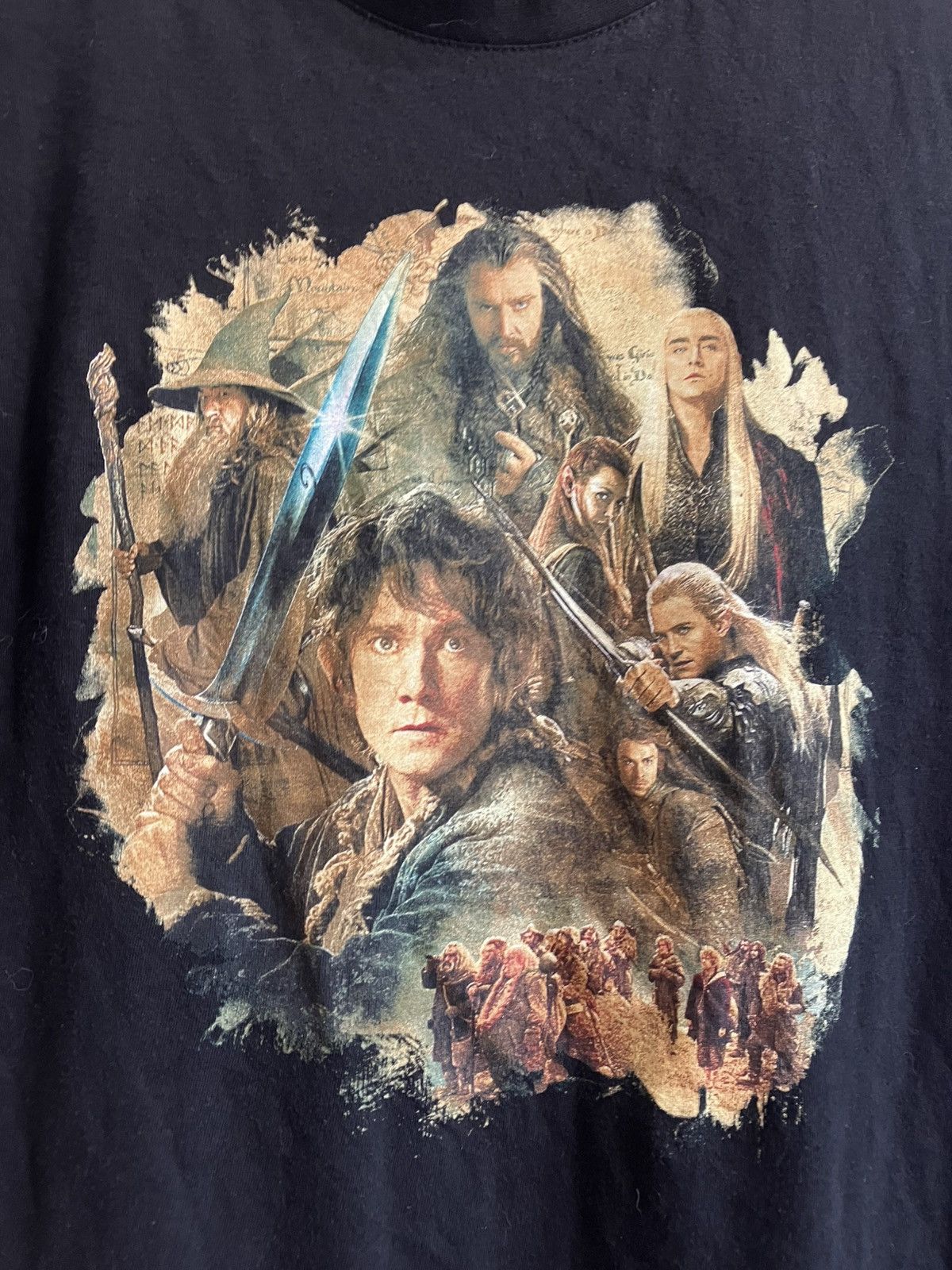 Vintage THE HOBBIT T-SHIRT Size US M / EU 48-50 / 2 - 2 Thumbnail