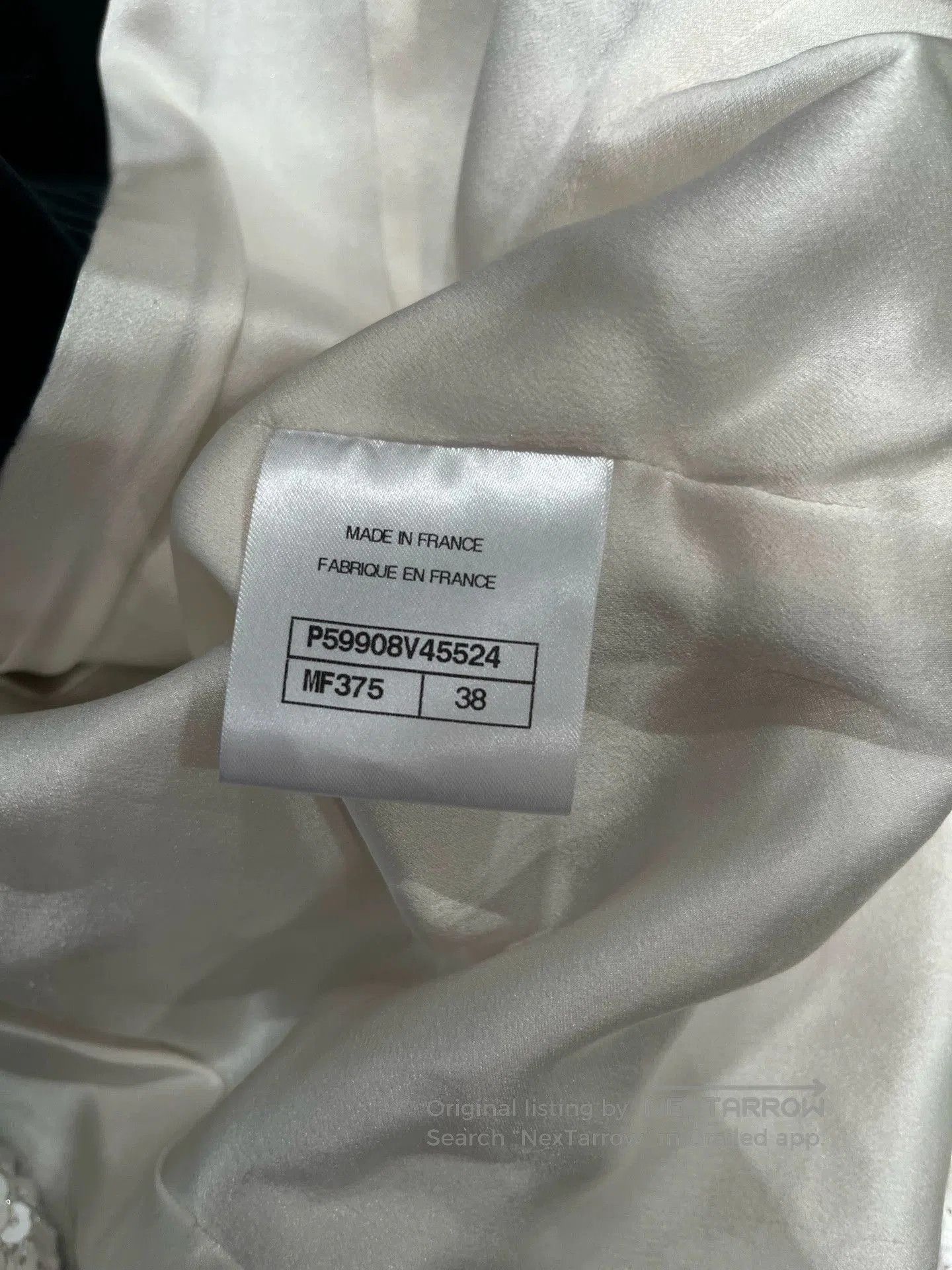 Chanel Chanel White Sequin Forest Series Jacket. Size US S / EU 44-46 / 1 - 4 Thumbnail