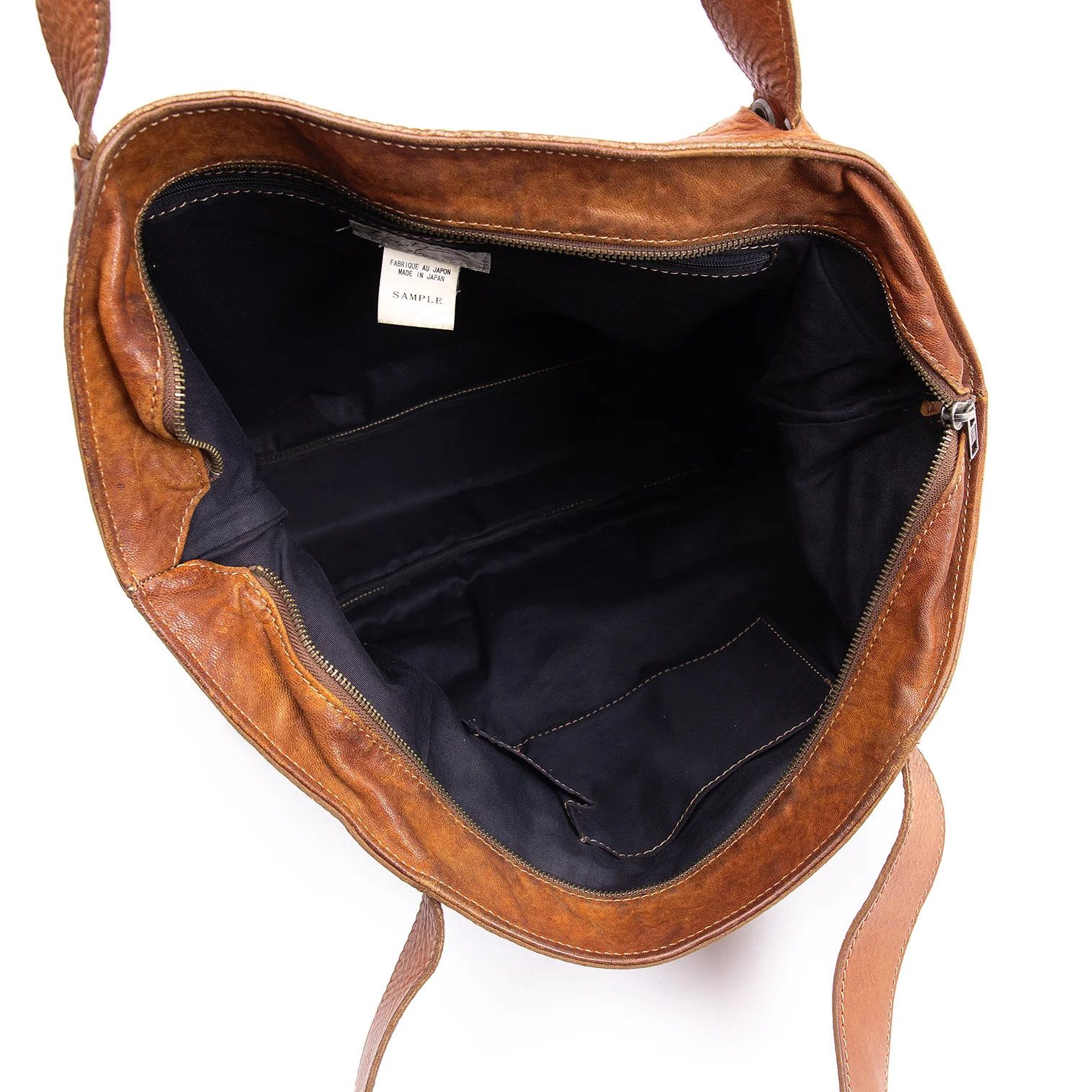 Yohji Yamamoto Yohji Yamamoto Leather Tote Bag Brown Size ONE SIZE - 17 Thumbnail
