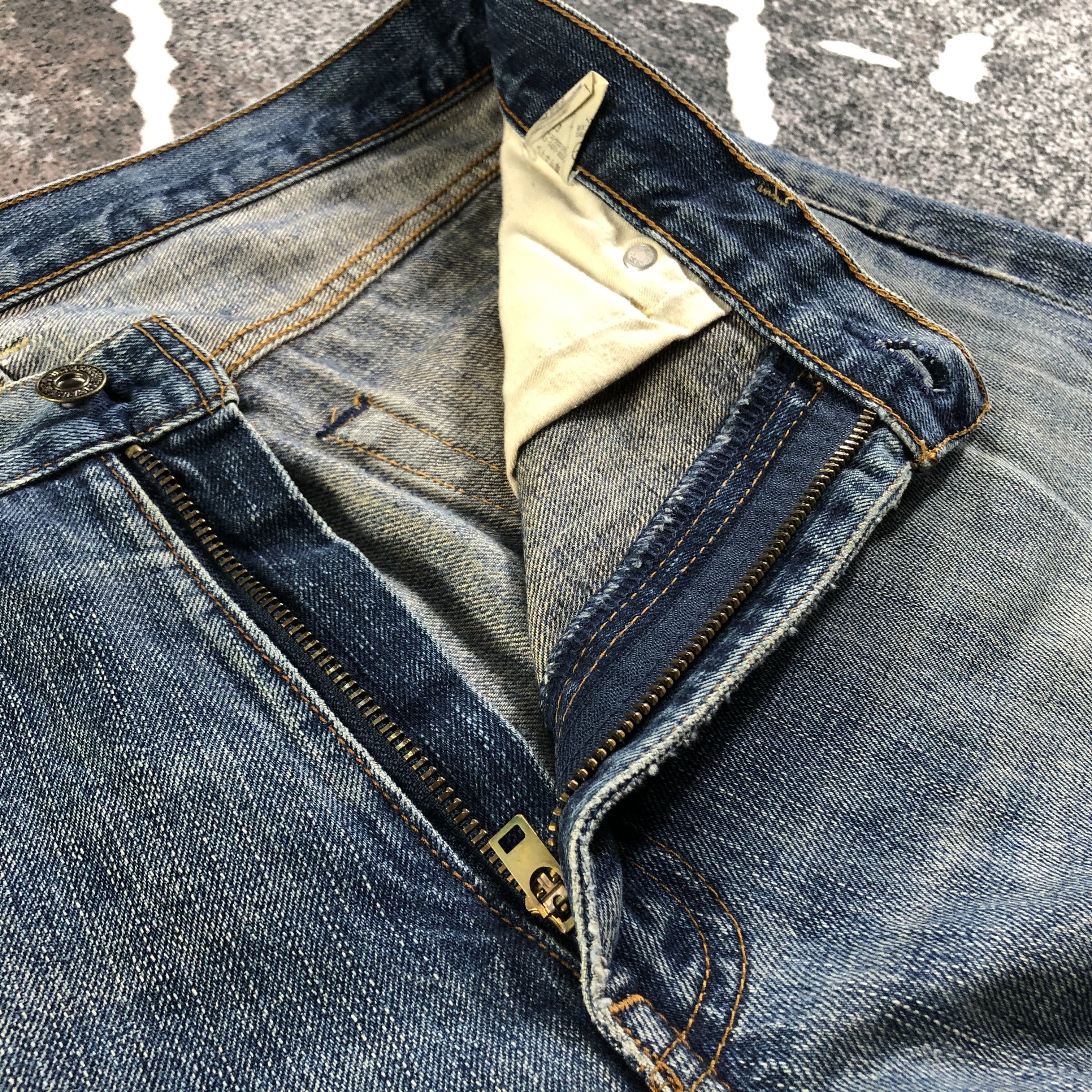 Levi's Distress Vintage Levis 503 Jeans Rusty Denim KJ2245 Size US 34 / EU 50 - 8 Thumbnail