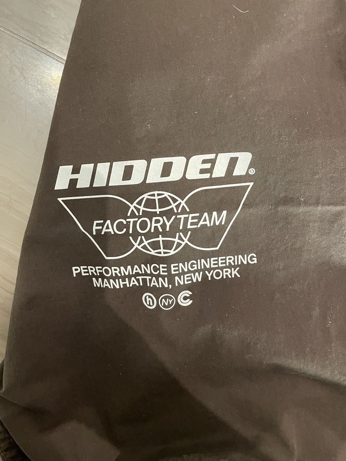 HIDDEN Hidden NY h Logo Pixelated Overpants | Grailed