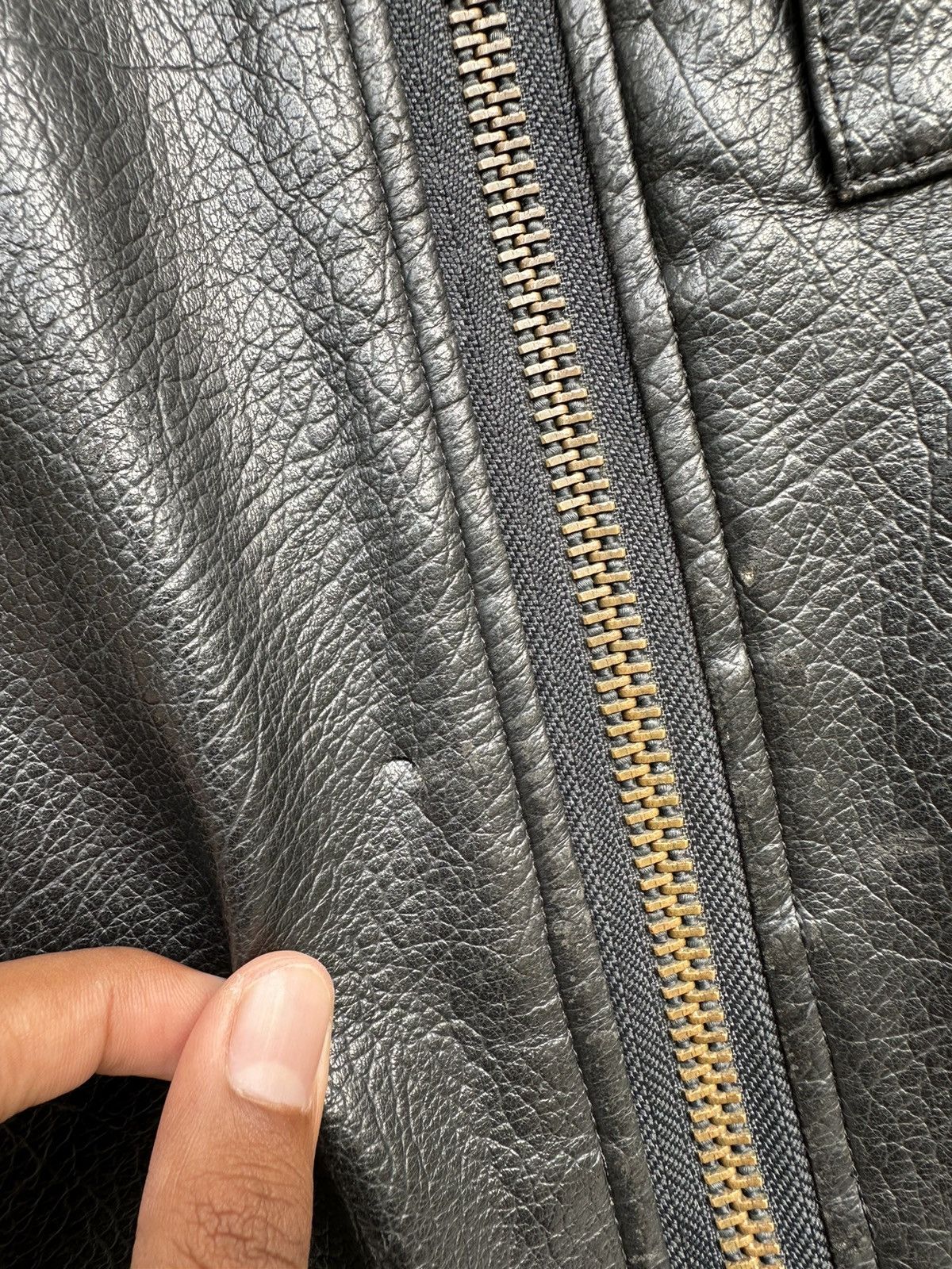 Vintage 👹Vintage Airborne US Airforce Leather Bomber Jacket Size US M / EU 48-50 / 2 - 13 Thumbnail