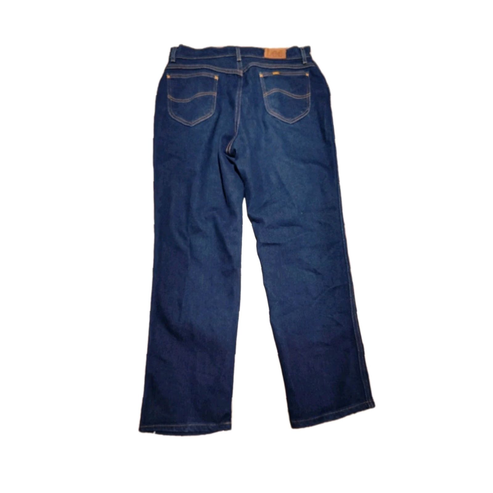 Vintage Vtg Lee Riders High Waisted Straight Leg Jeans Women's 18 Pet USA Union Made EUC Size 40" / US 18 - 2 Thumbnail