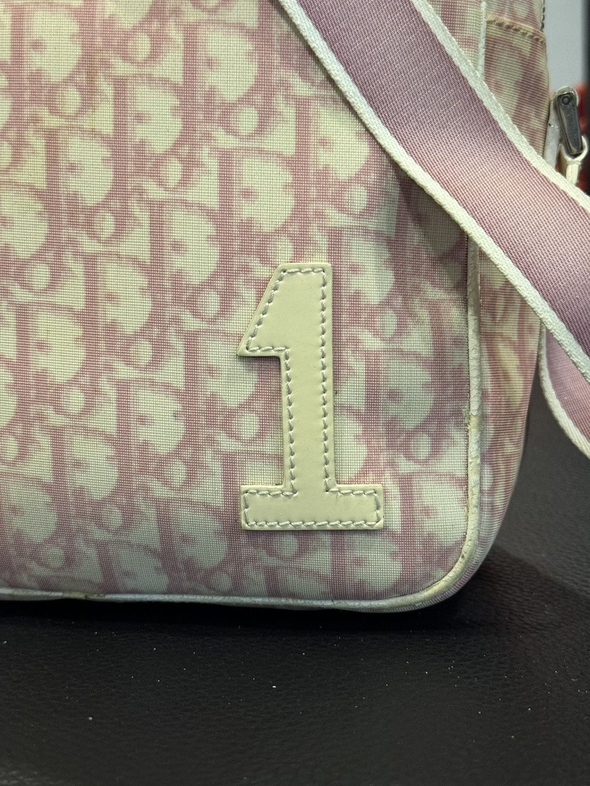 Dior Vintage - Dior Trotter Pink Monogram Slingbag Size ONE SIZE - 5 Thumbnail