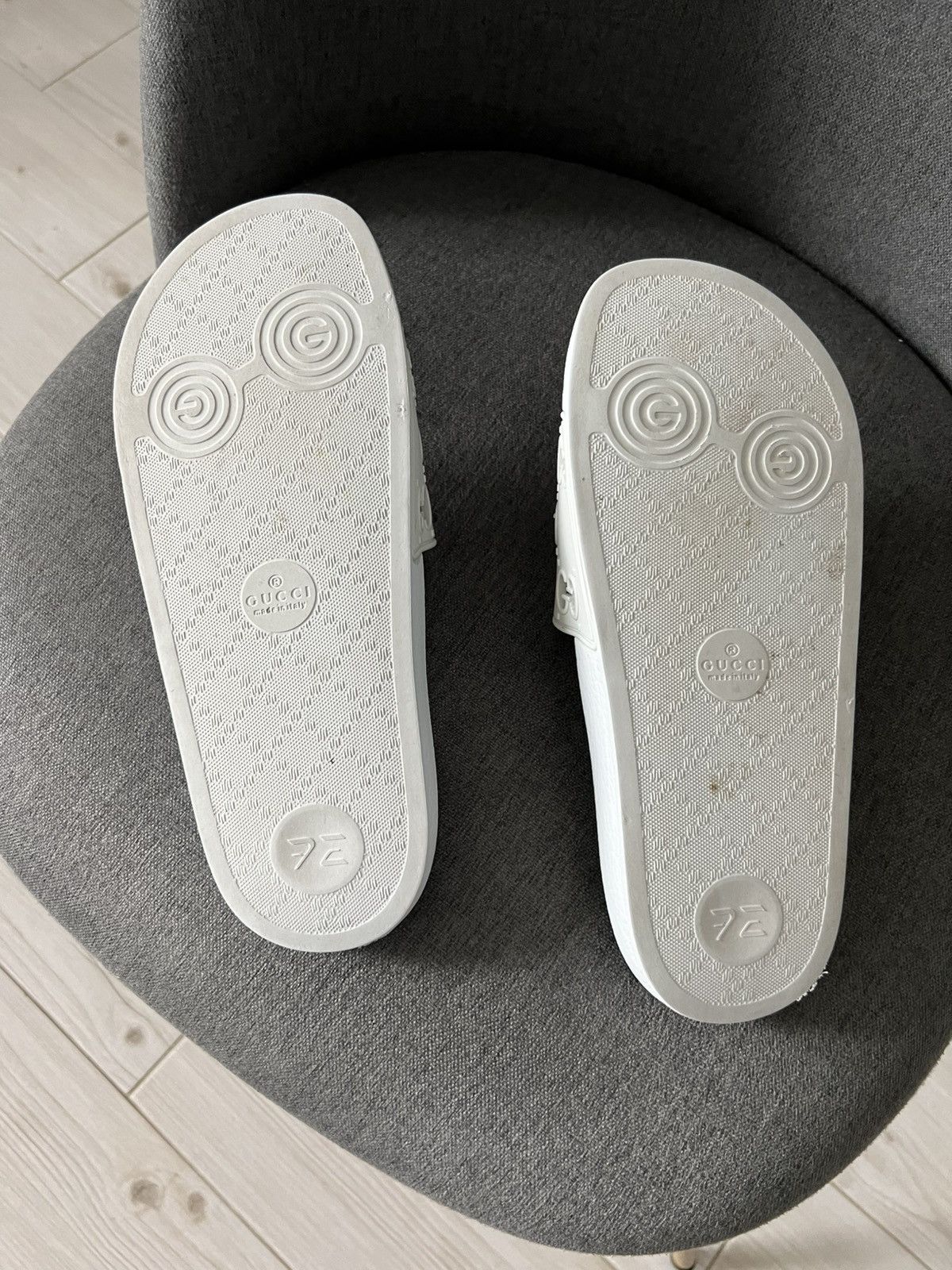 Gucci Gucci White Slides Sandals Size 39 Luxury Designer Size US 6.5 / EU 39-40 - 11 Thumbnail